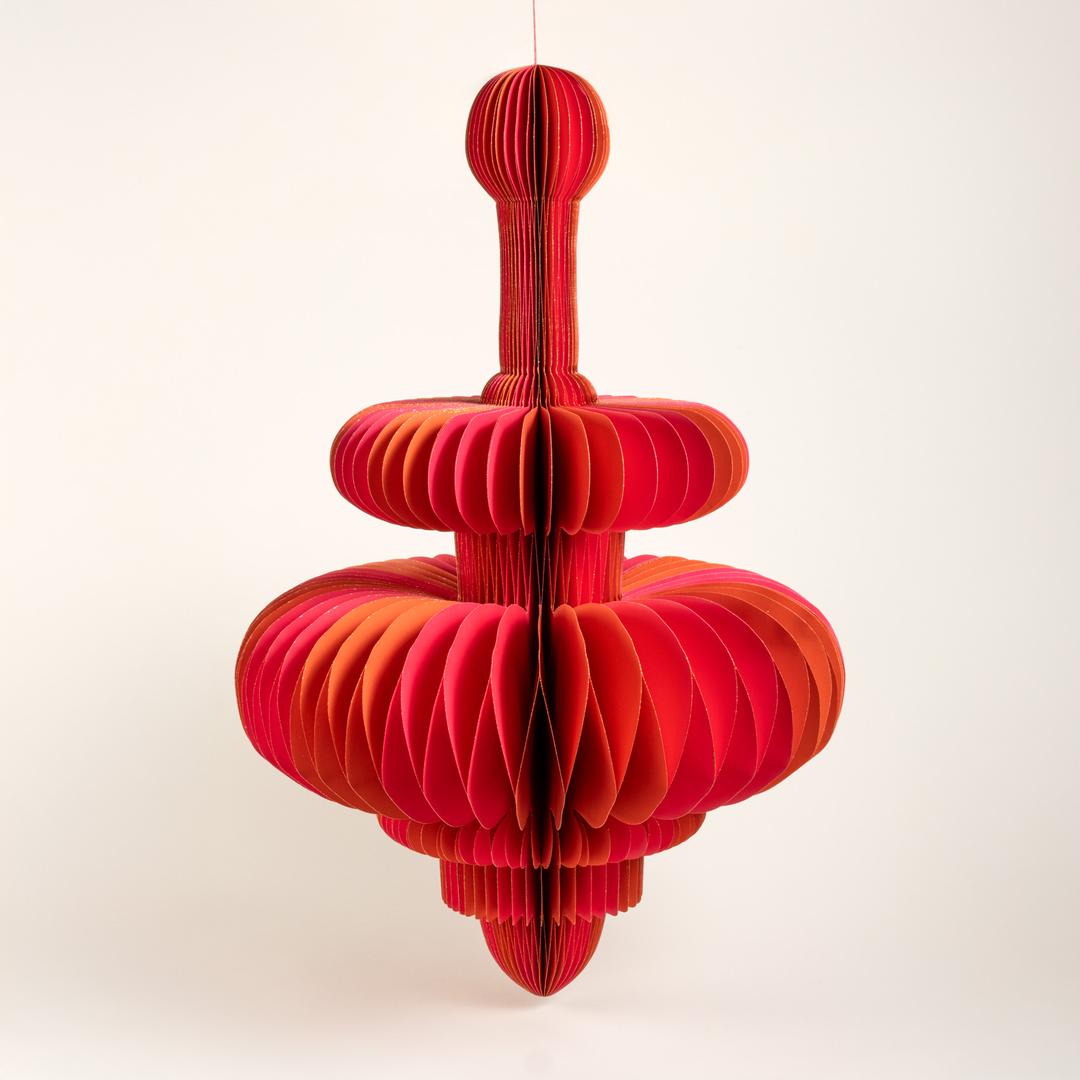 Naıla Dekoratif Obje 80 Cm Fuşya - Turuncu