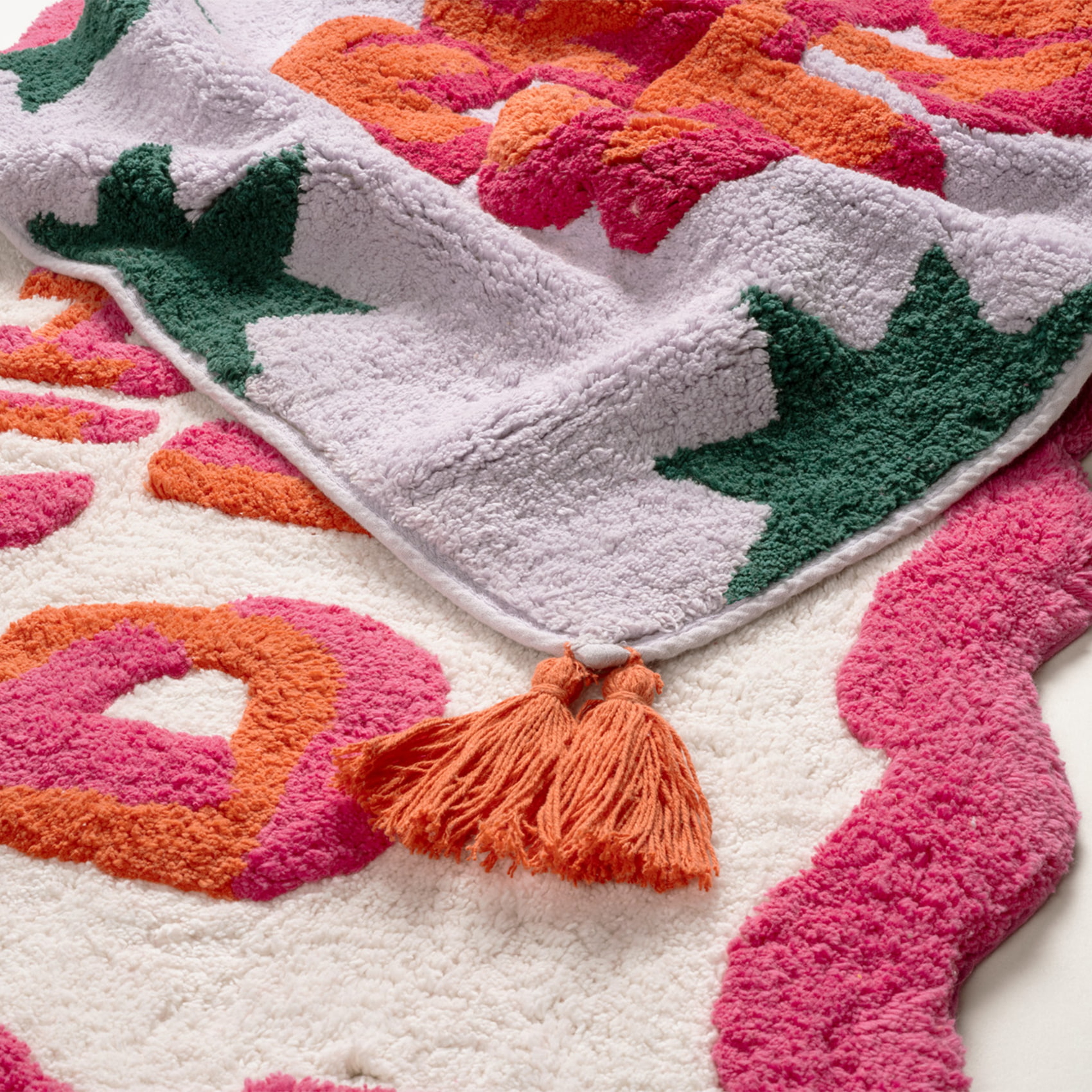 Punjab Pamuk %100 Pamuk Banyo Paspası 60x90 Cm Pembe