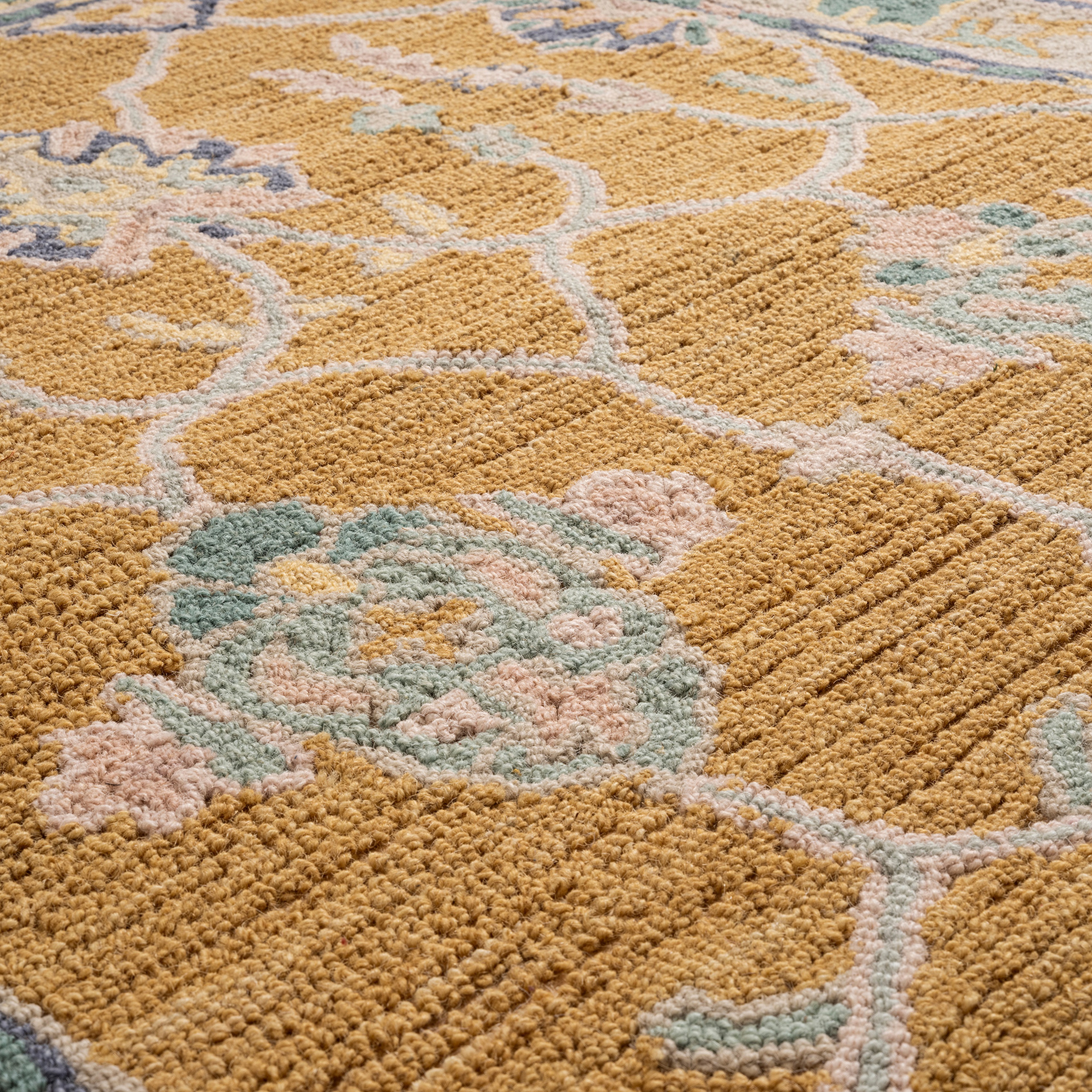 Palrı Yün Halı 120x180 Cm Sarı