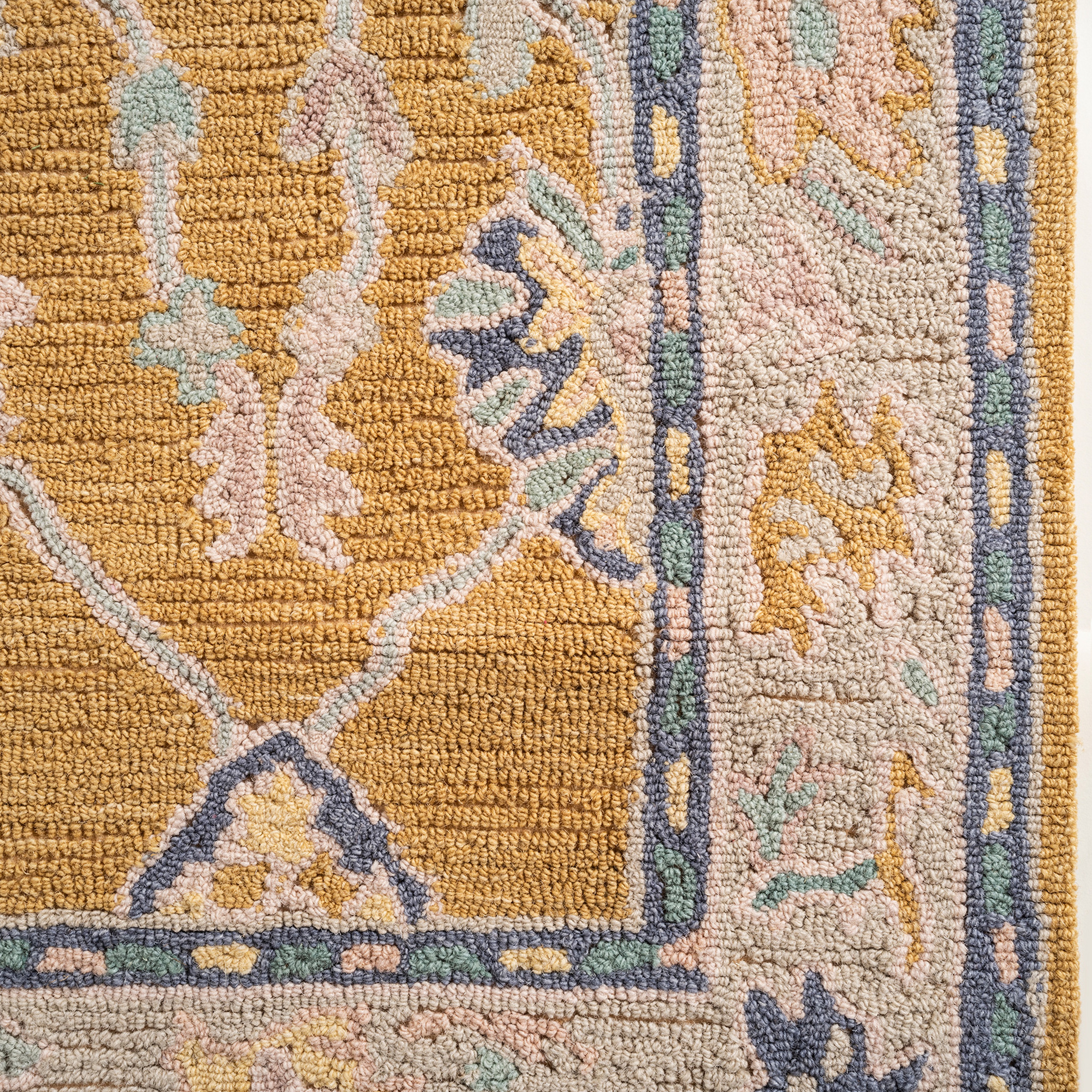 Palrı Yün Halı 160x230 Cm Sarı