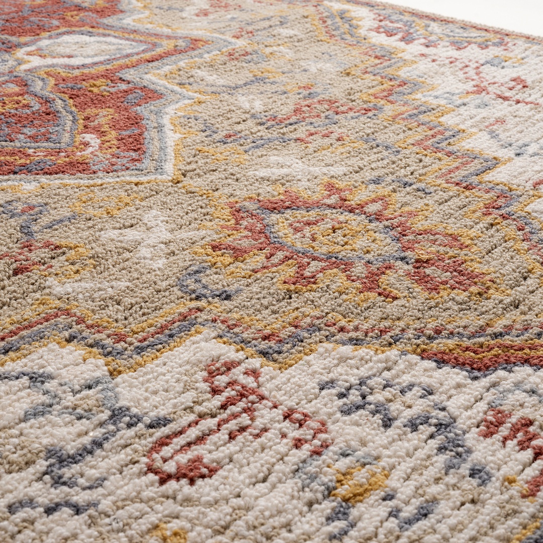 Palrı Yün Halı 120x180 Cm Krem