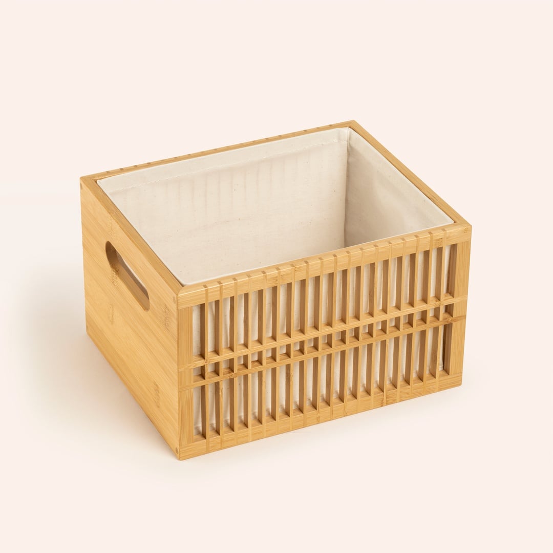 Dalı Bambu Sepet 27x22x17 Cm Natural