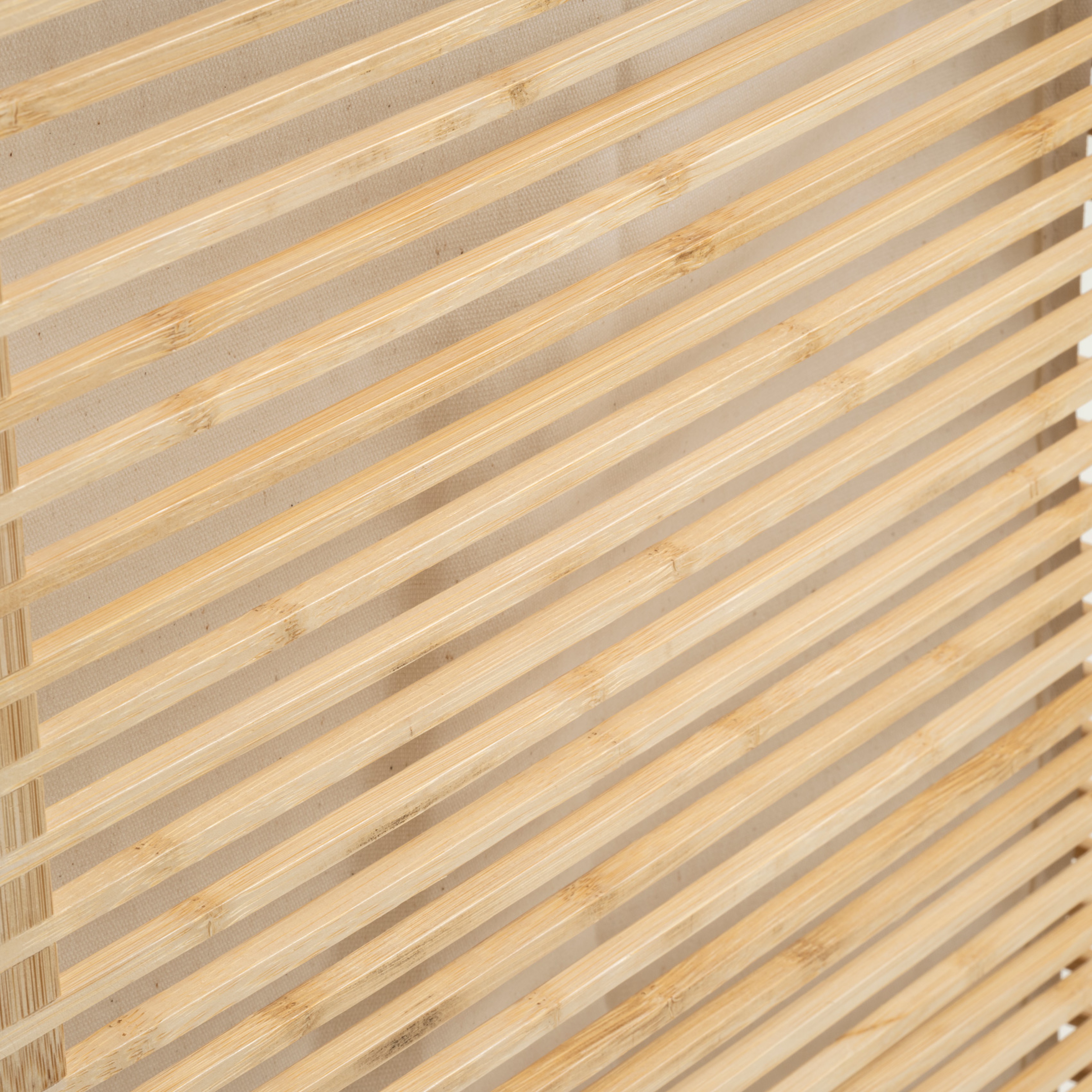 Dalı Bambu Çamaşır Sepeti 37x33x60 Cm Natural