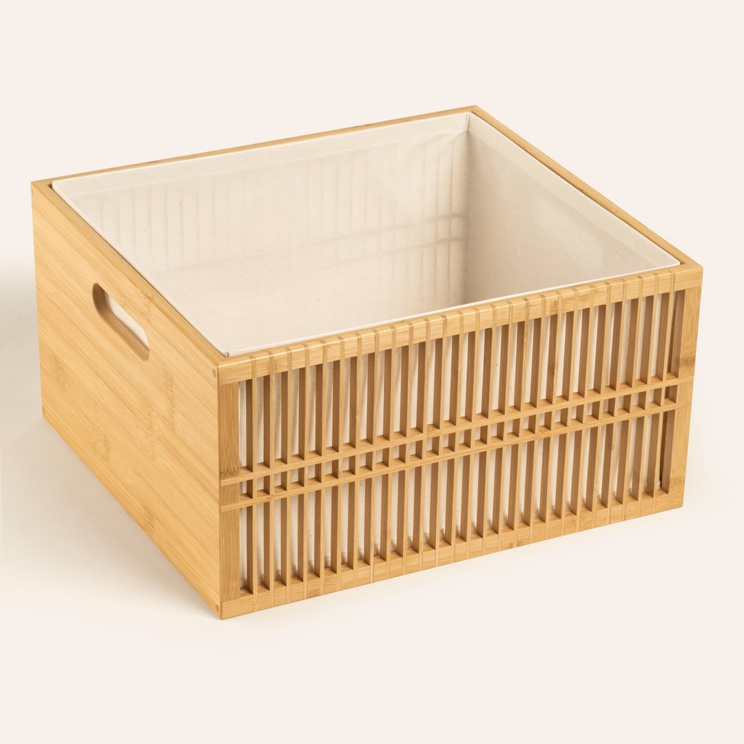 Dalı Bambu Sepet 38x33x20 Cm Natural