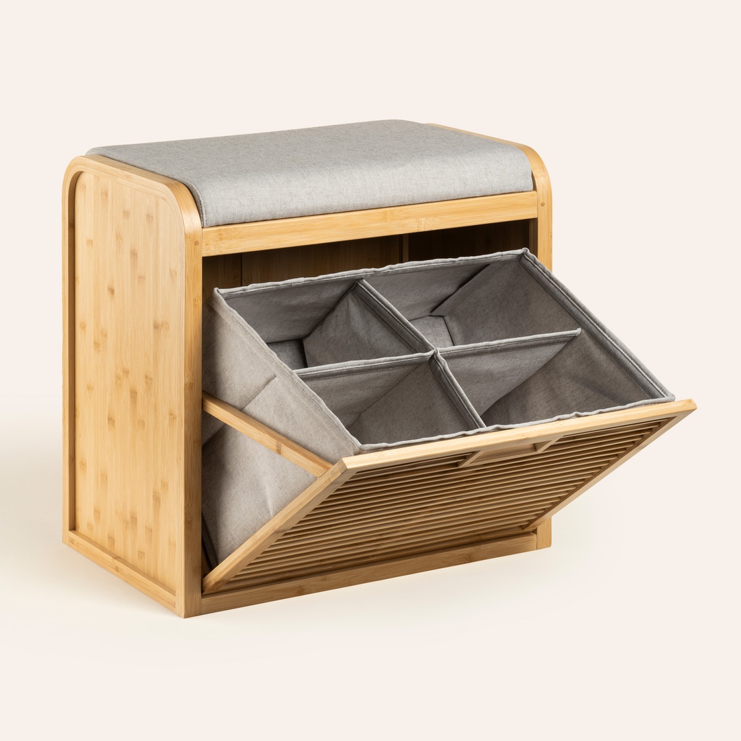 Dalı Bambu Sepet 52x33x52 Cm Natural