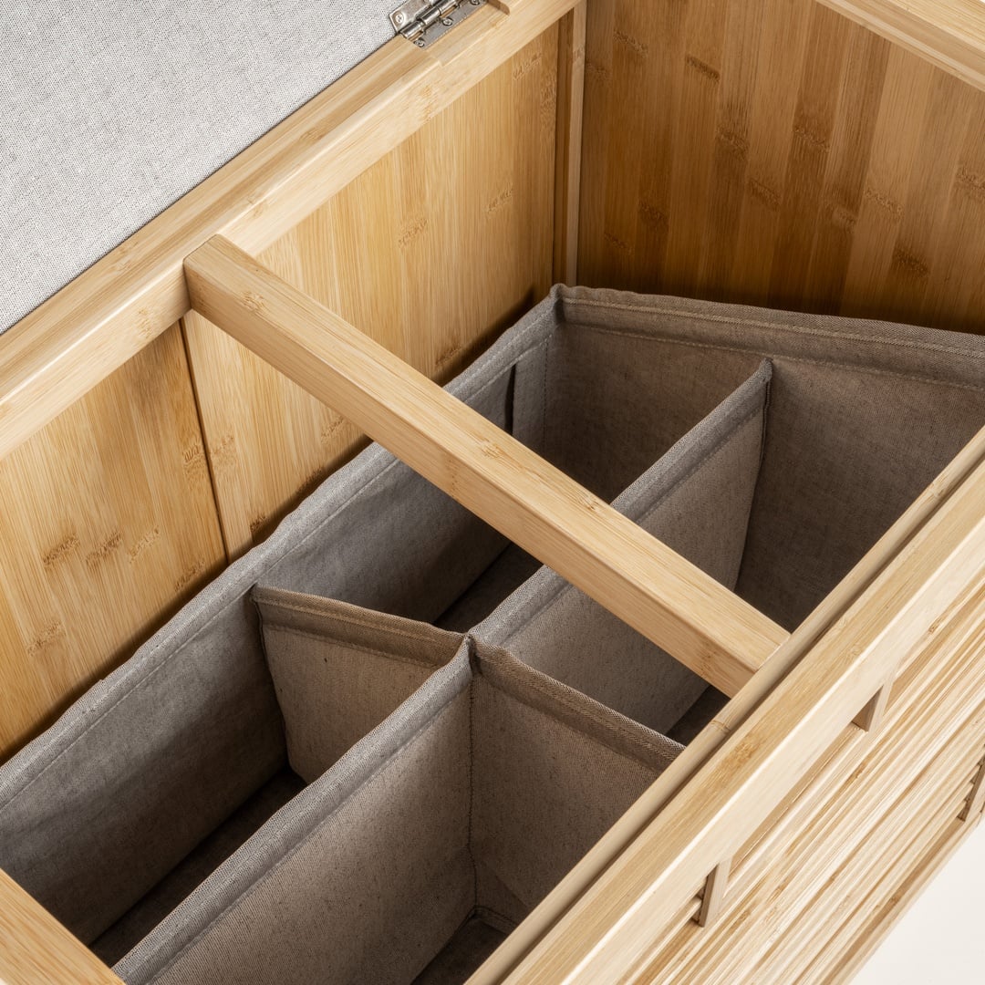 Dalı Bambu Sepet 52x33x52 Cm Natural