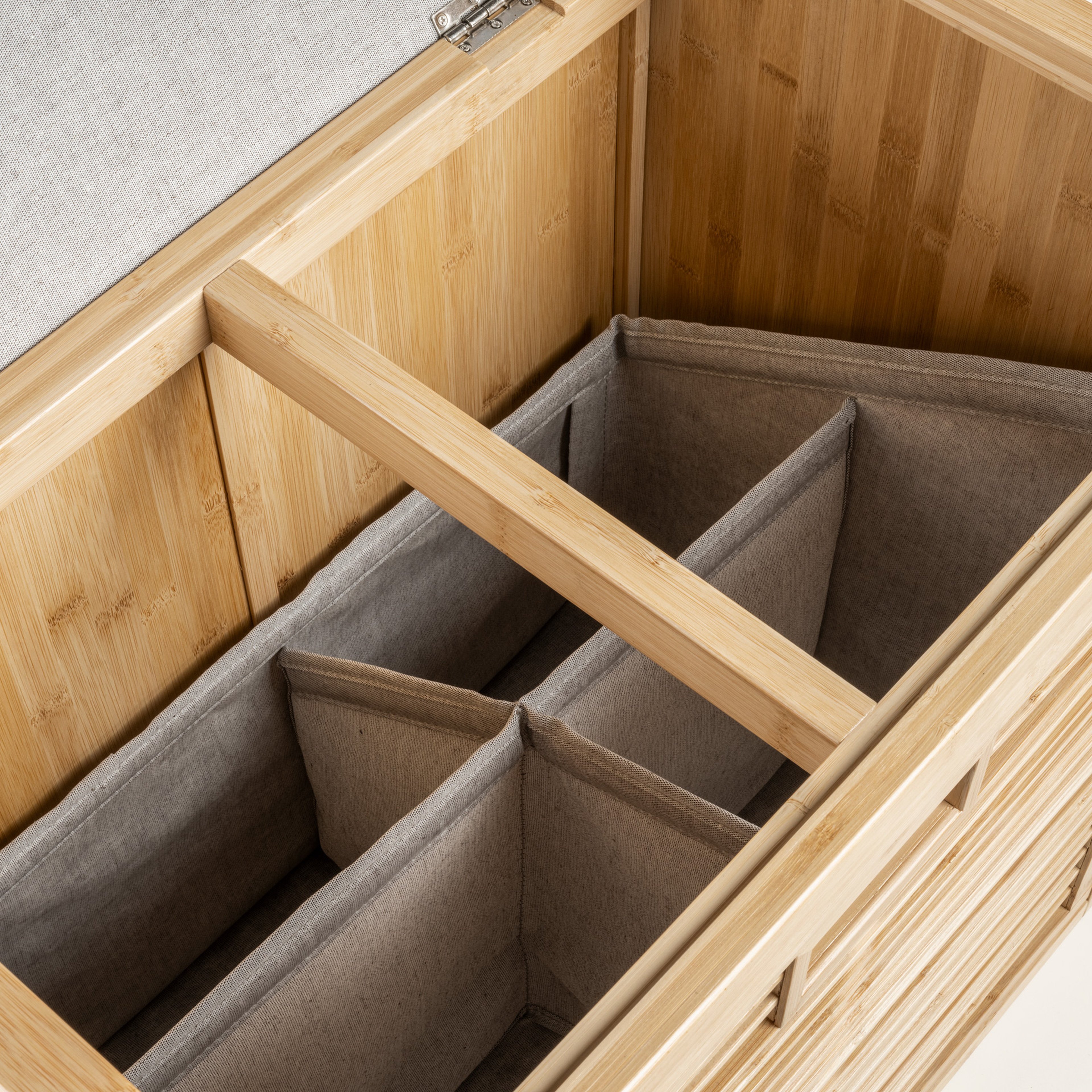 Dalı Bambu Sepet 52x33x52 Cm Natural