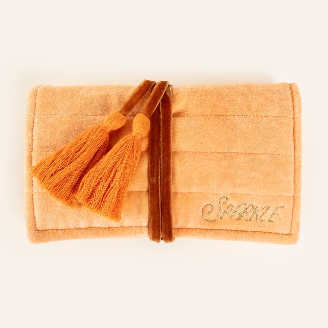 Delhı Püsküllü Nakışlı Küçük Boy Pamuk Pamuk Çanta 31.5x17.5 Cm Açık Pembe