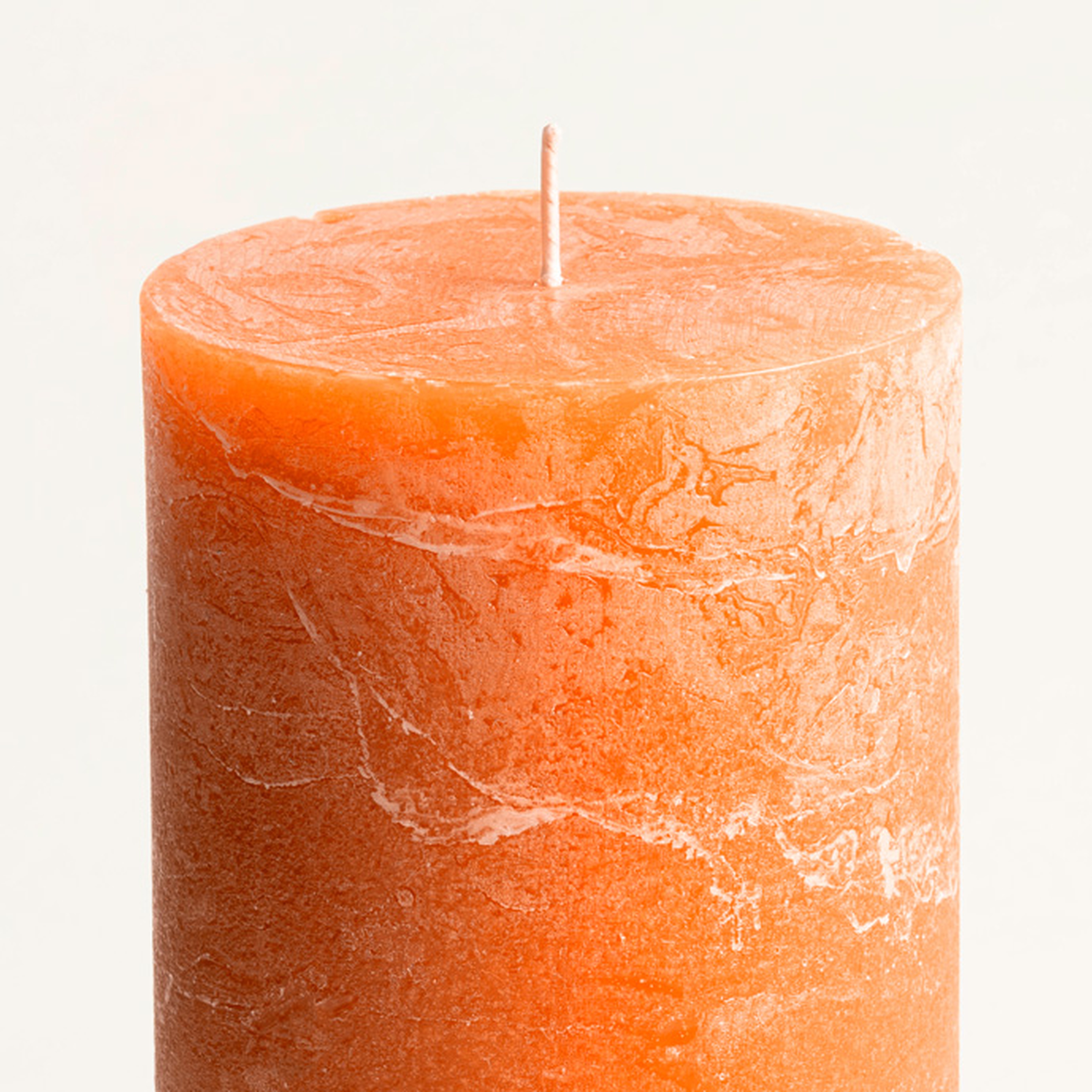 Deurne Parafın Mum 9x9x9 Cm Turuncu