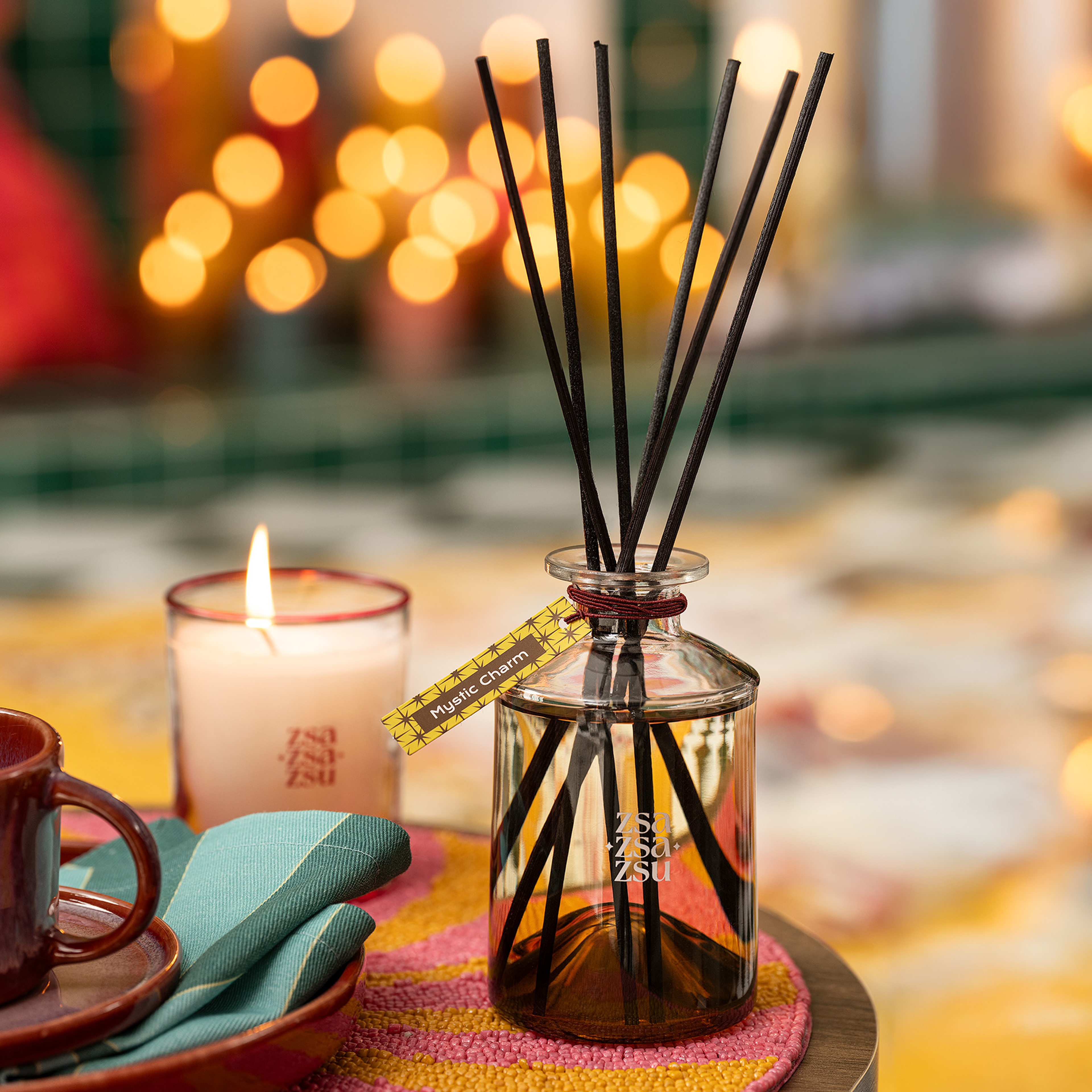 Mystıc Charm - Çubuklu Oda Kokusu 190 Ml Kahverengi
