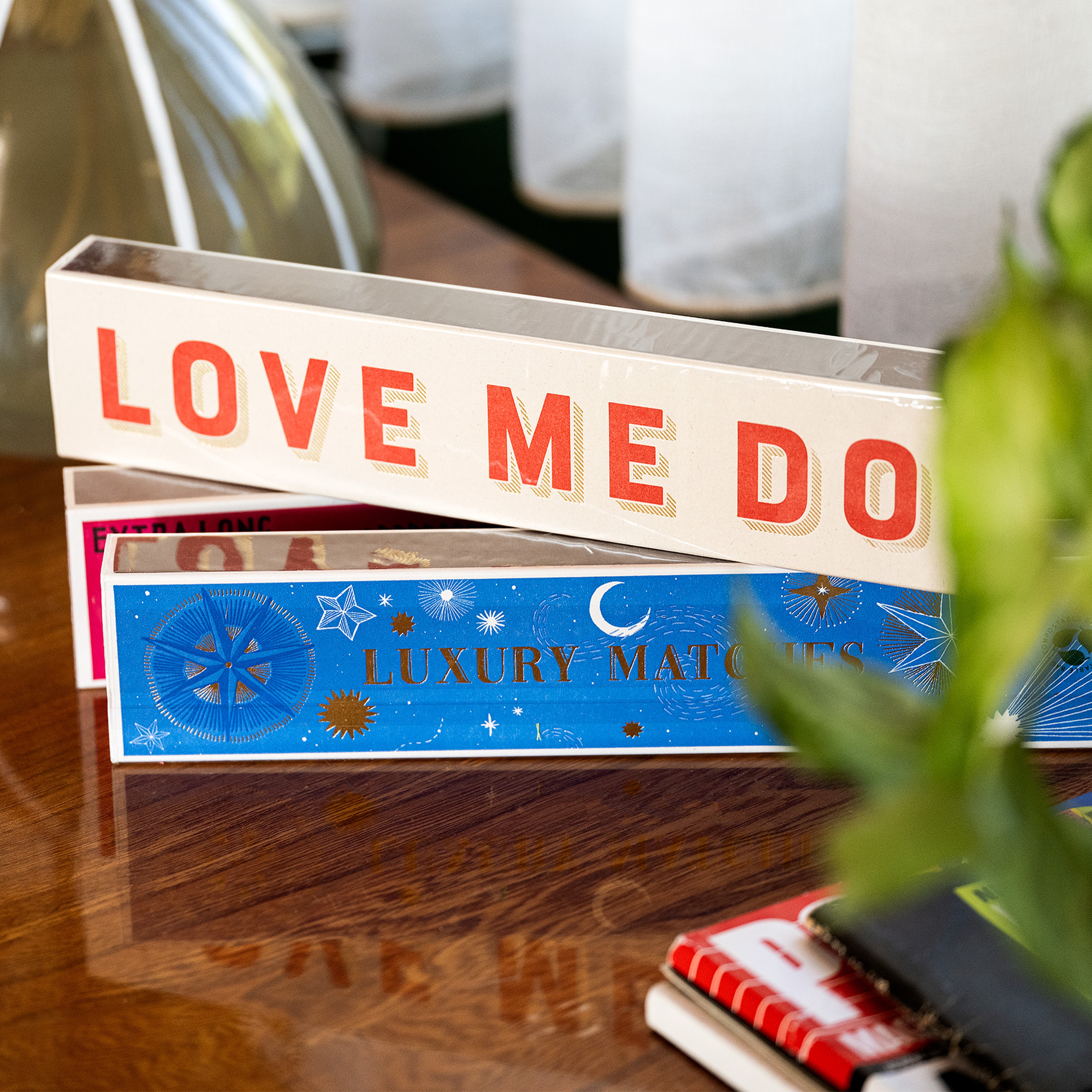 Starry Sky Ahşap Kibrit Hediyelik Eşya 6x29x3 Cm Renkli