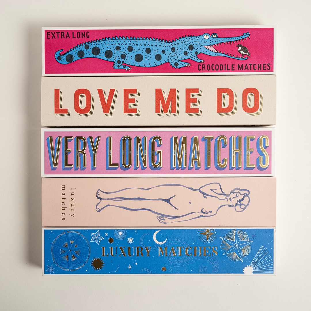 Love Me Do Ahşap Kibrit Hediyelik Eşya 29x6x3 Cm Renkli