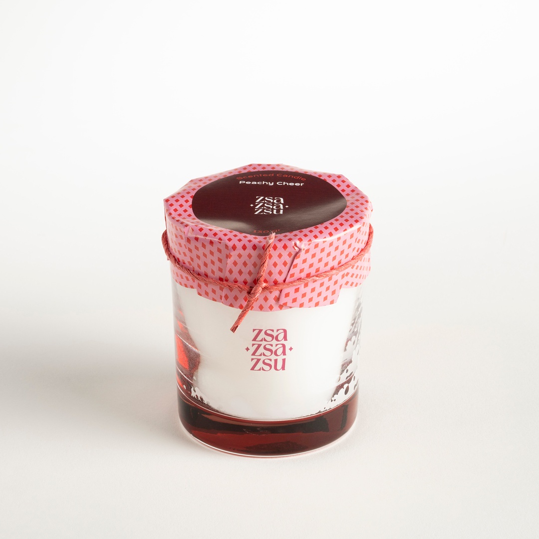 Parafın Kokulu Mum 130 Gr Peachy Cheer