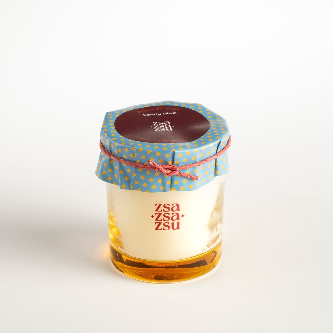 Parafın Kokulu Mum 130 Gr Candy Glow