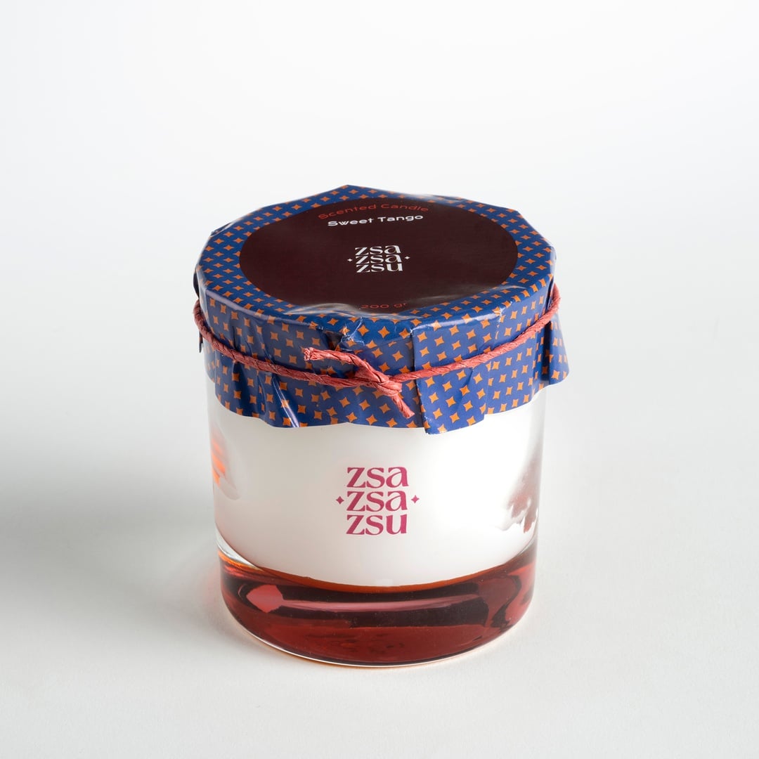 1 Parafın Kokulu Mum 200 Gr Sweet Tango