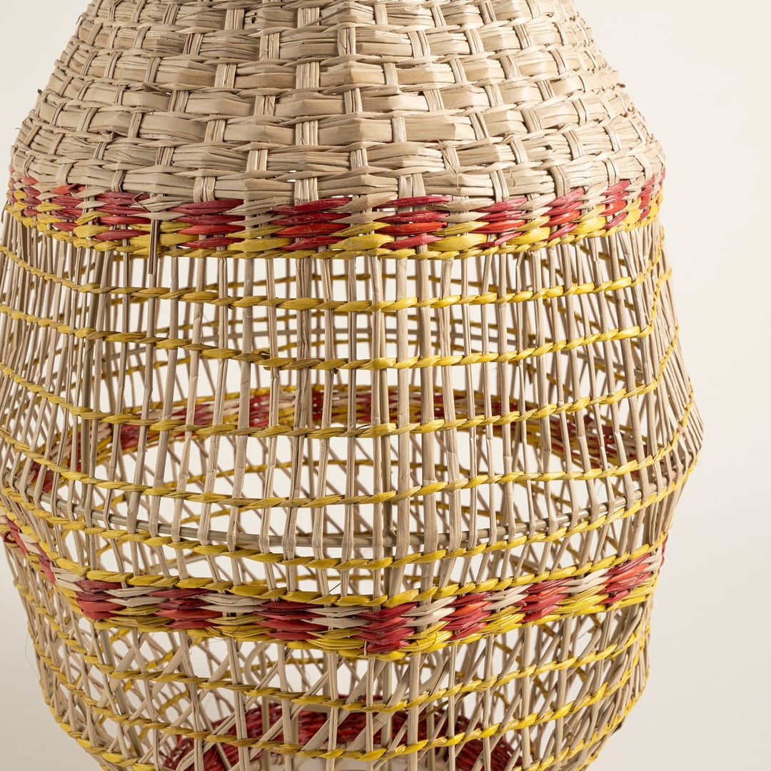 Tam Dao Deniz Çayırı - Cam - Metal Fener 30x30x47 Cm Renkli