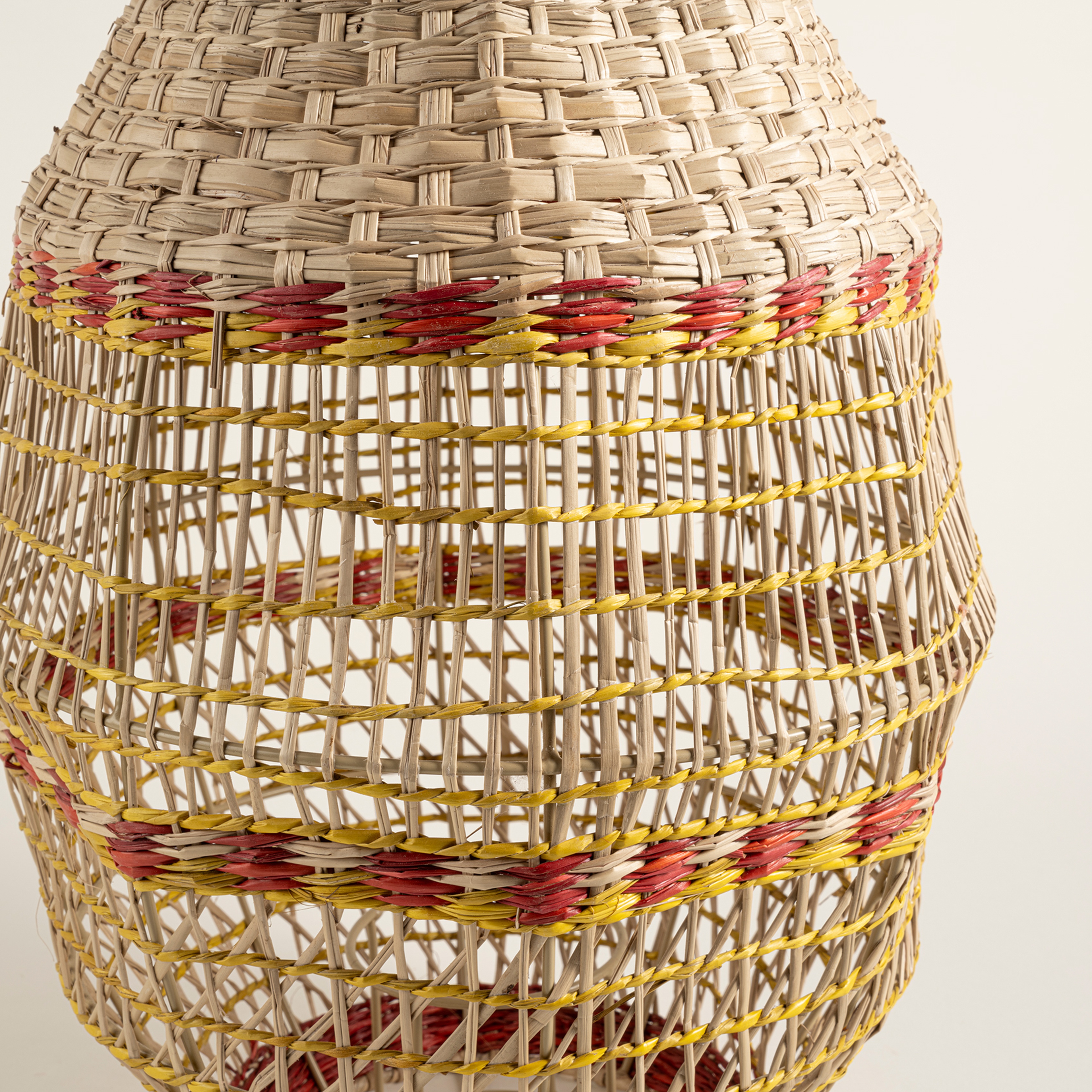 Tam Dao Deniz Çayırı - Cam - Metal Fener 30x30x47 Cm Renkli