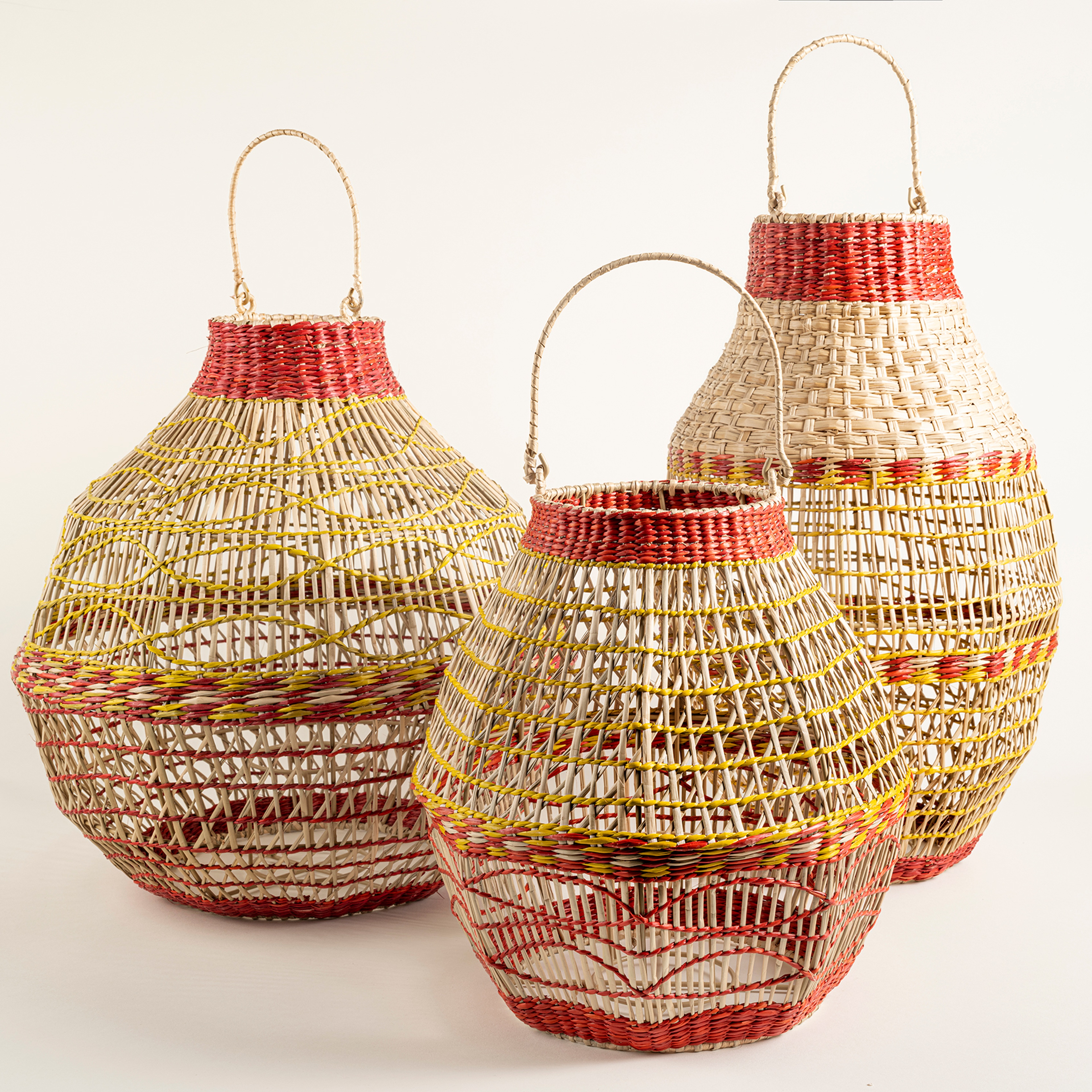 Tam Dao Deniz Çayırı - Cam - Metal Fener 30x30x47 Cm Renkli