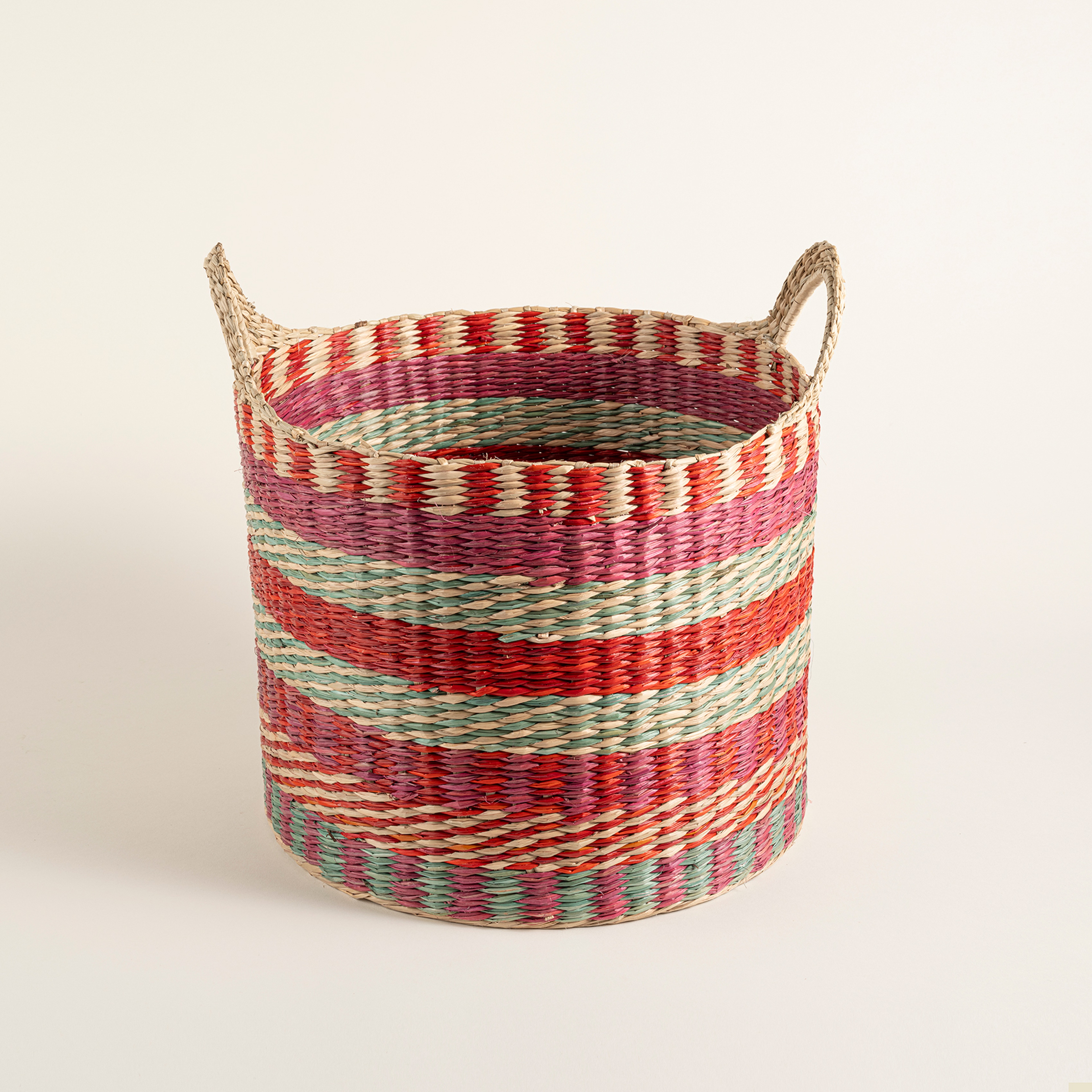 Tam Dao Deniz Çayırı Sepet 34x36 Cm Renkli