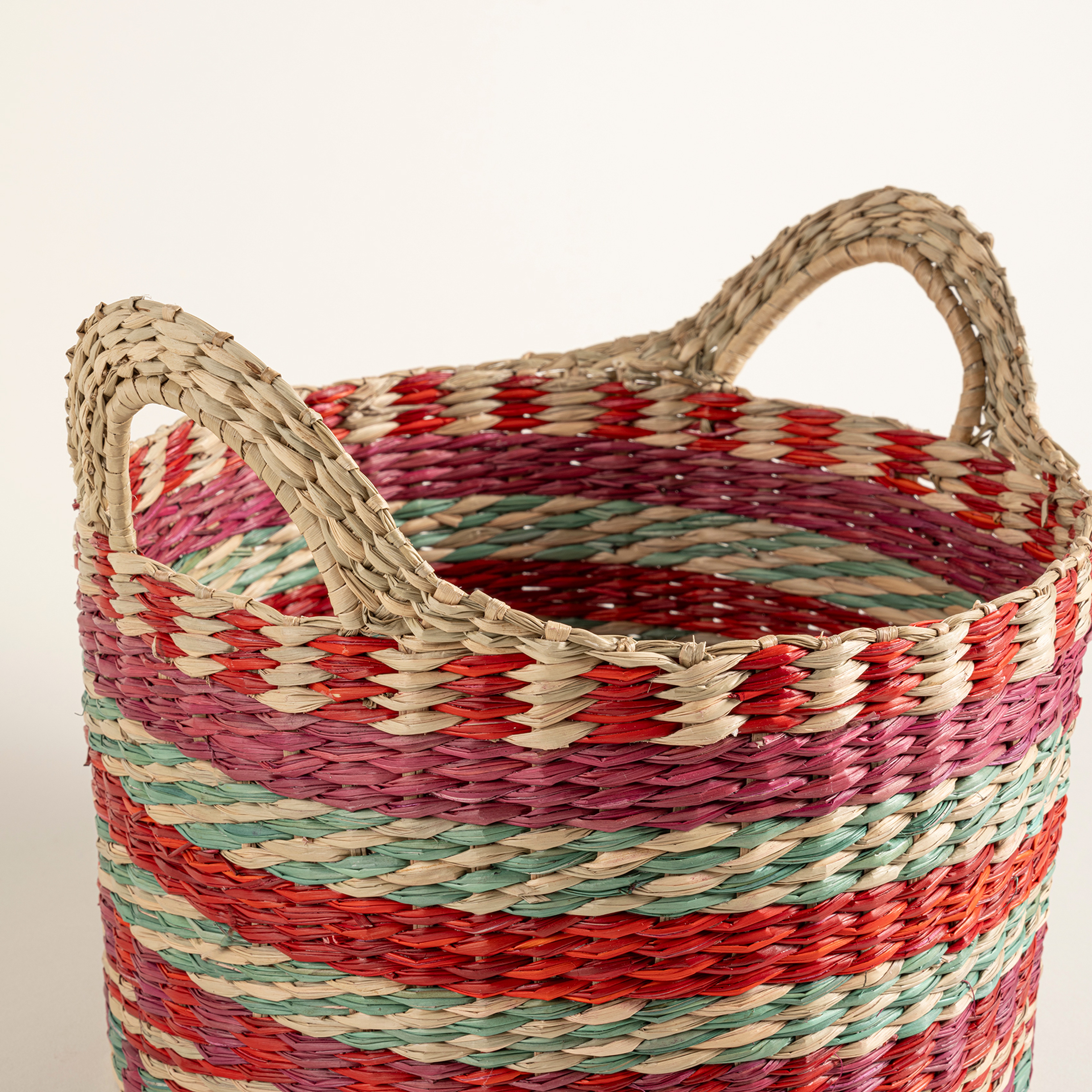 Tam Dao Deniz Çayırı Sepet 27x24 Cm Renkli