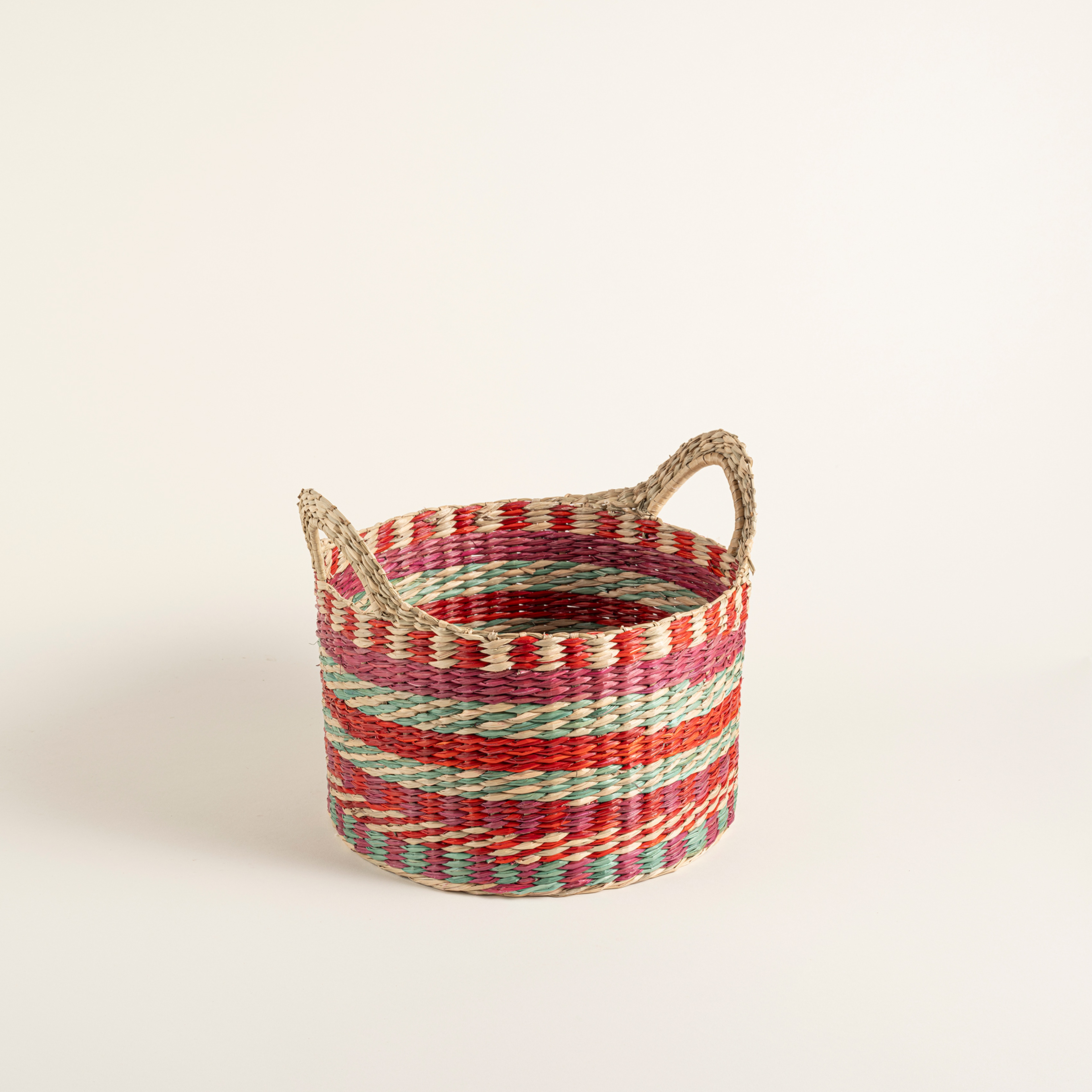 Tam Dao Deniz Çayırı Sepet 27x24 Cm Renkli