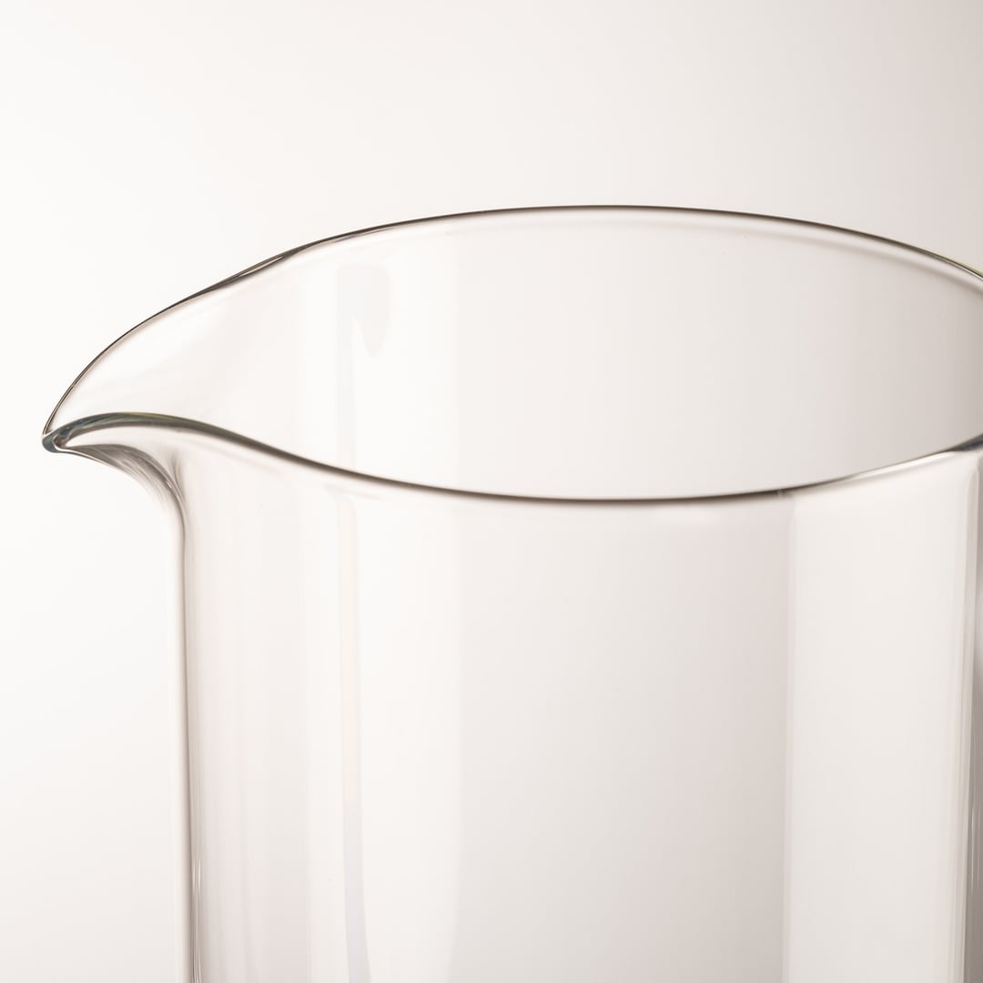 Henan Borosilikat Cam Sürahi 1000 Ml Mavi