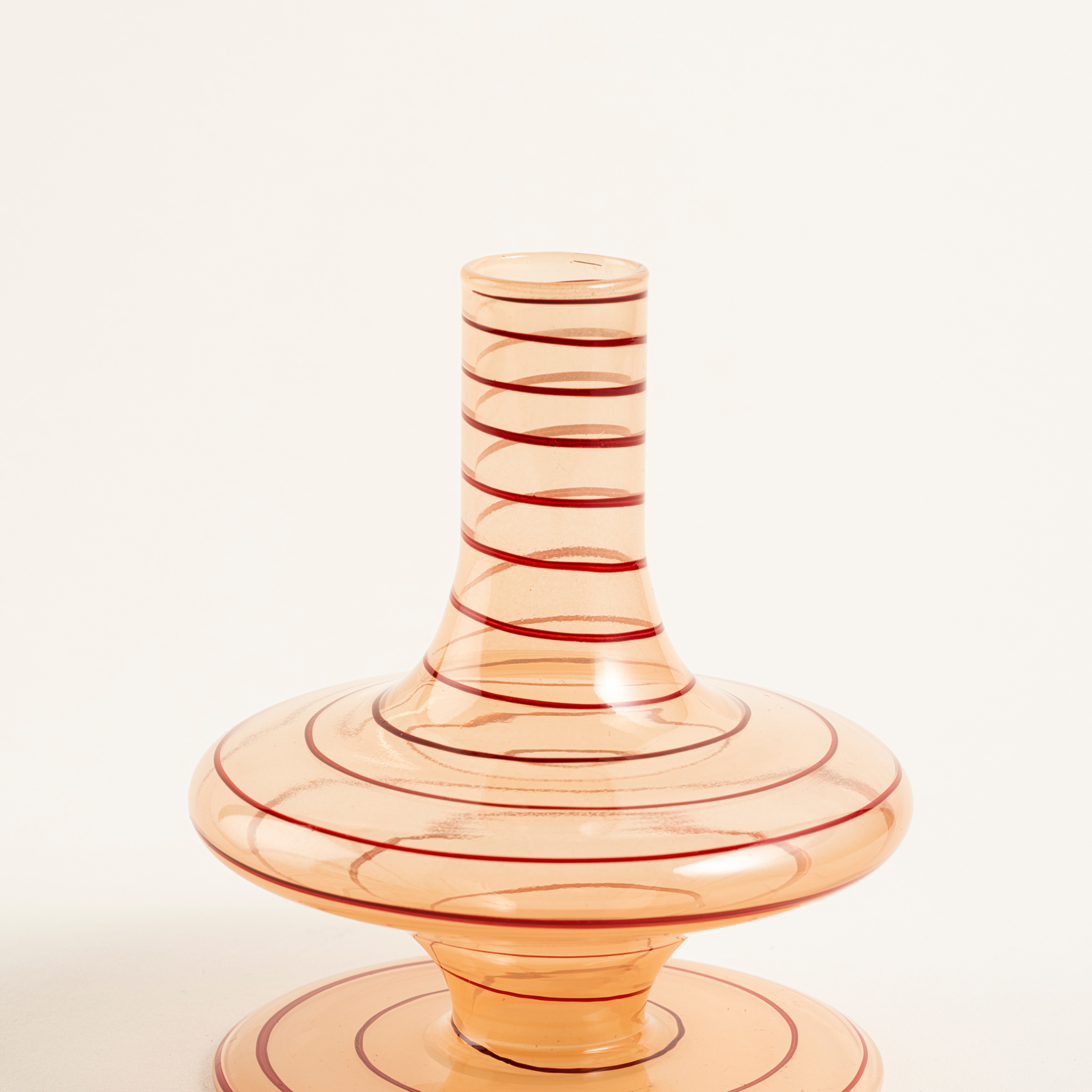 Aravalı Cam Şamdan 10x10x11.75 Cm Renkli