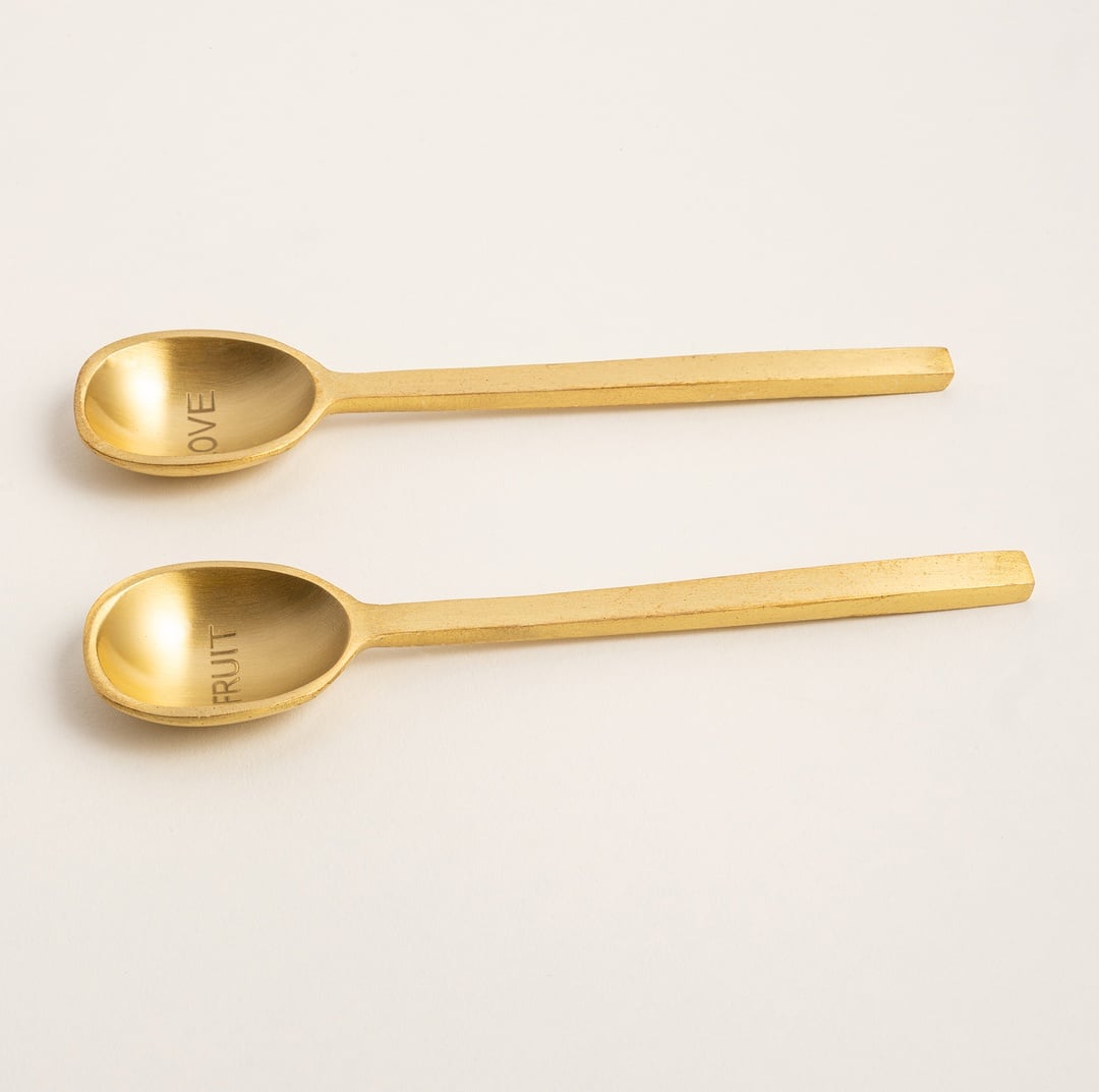 Lotus Pirinç Dekoratif Obje 14 Cm Mat Altın