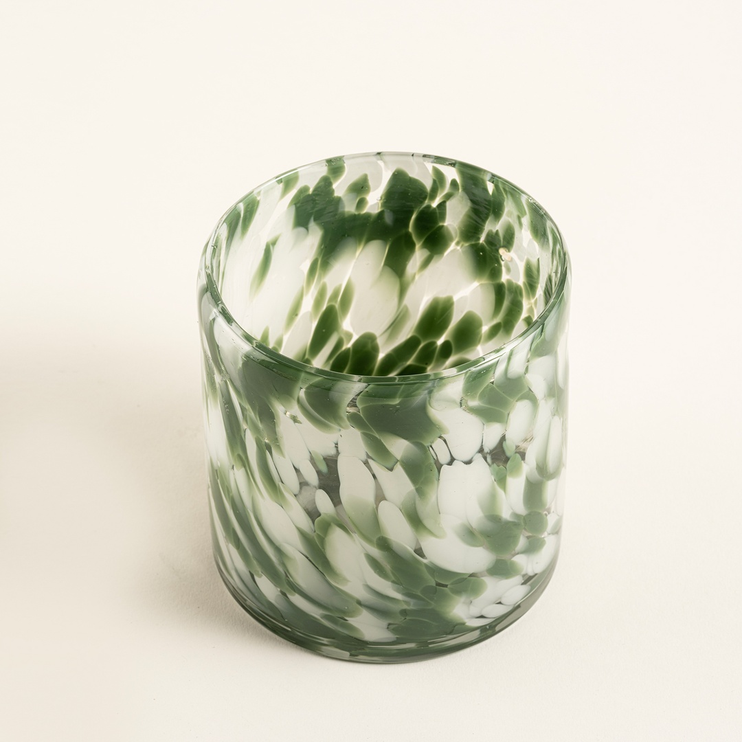 Macau Cam Vazo 11x11 Cm Yeşil