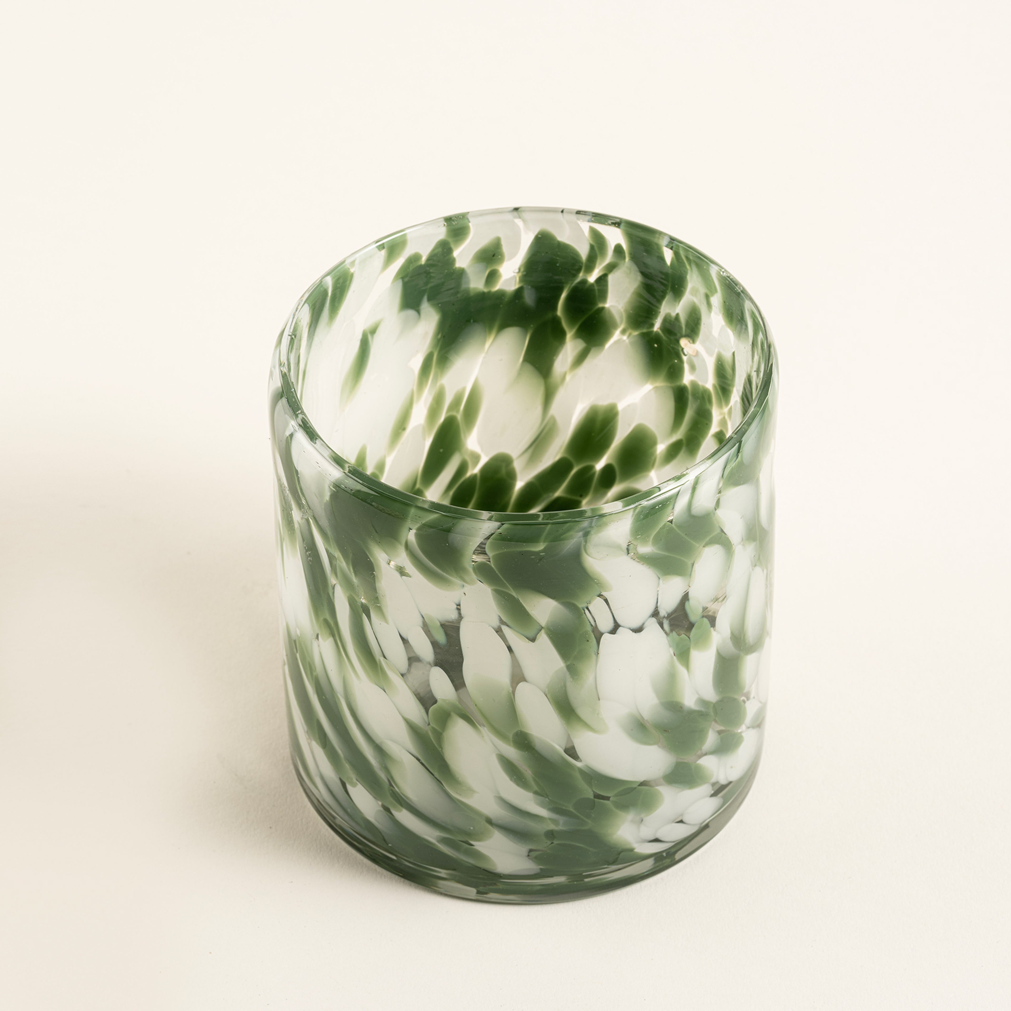 Macau Cam Vazo 11x11 Cm Yeşil