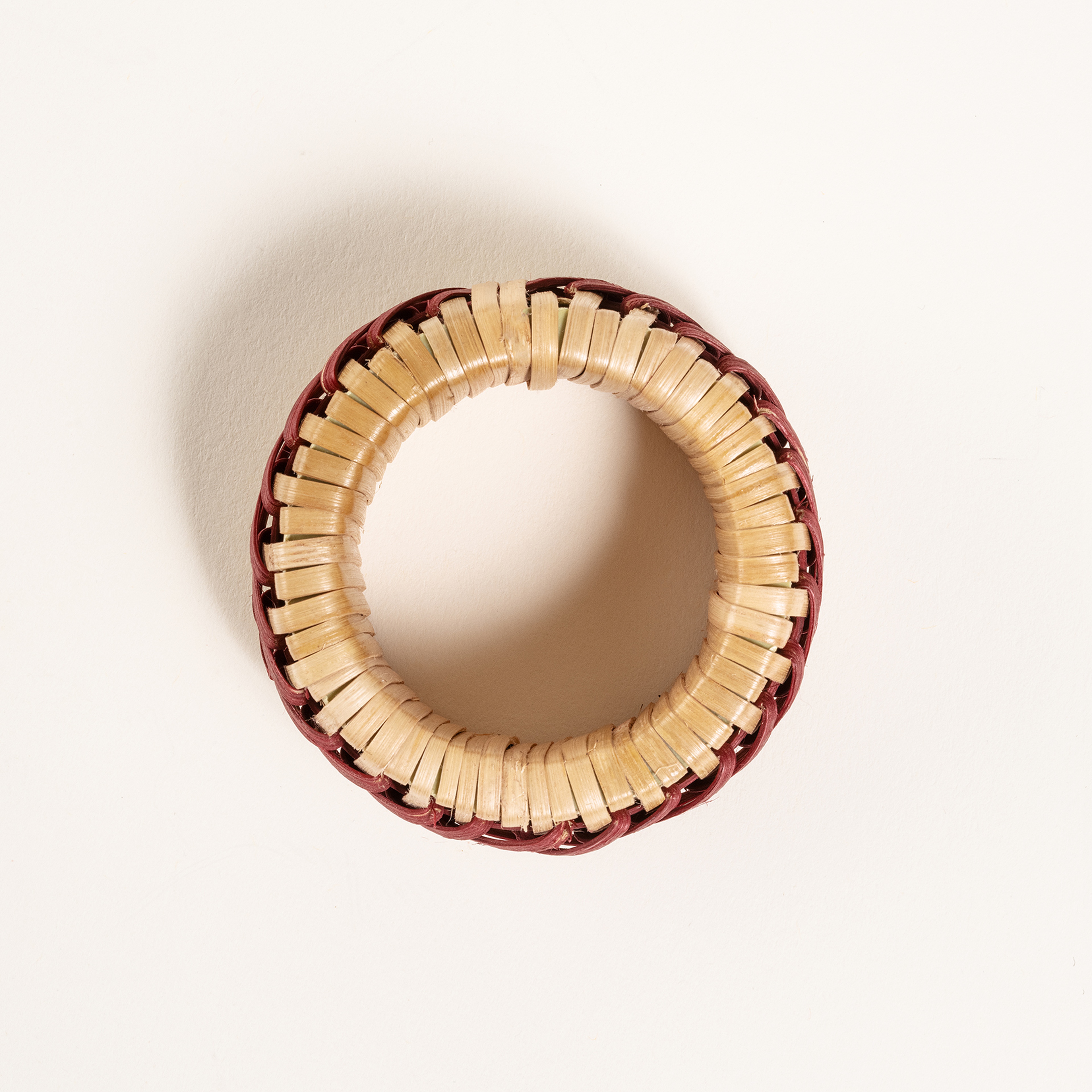 Lotus Bambu Peçete Halkası 5 Cm Bordo