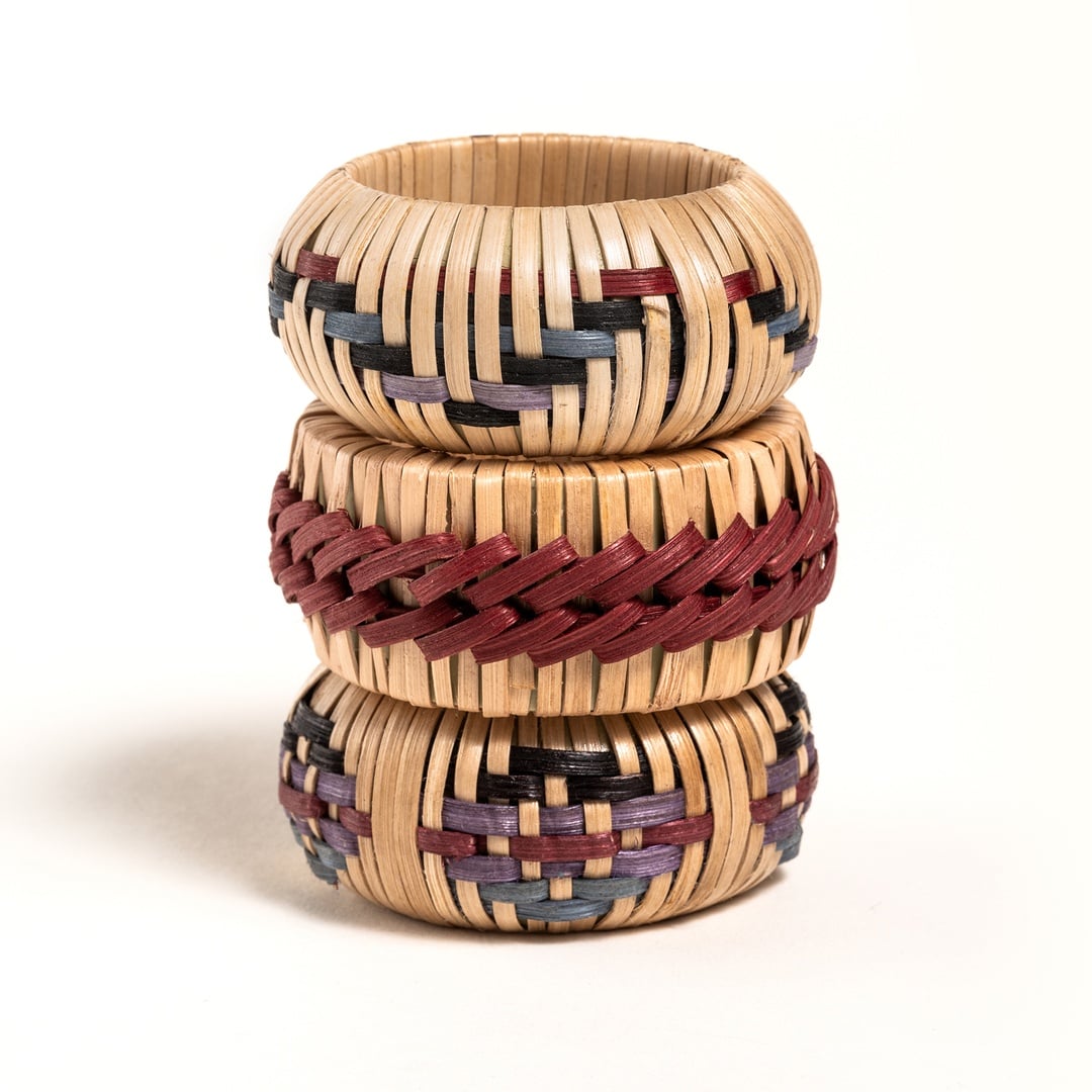 Lotus Bambu Peçete Halkası 5 Cm Renkli