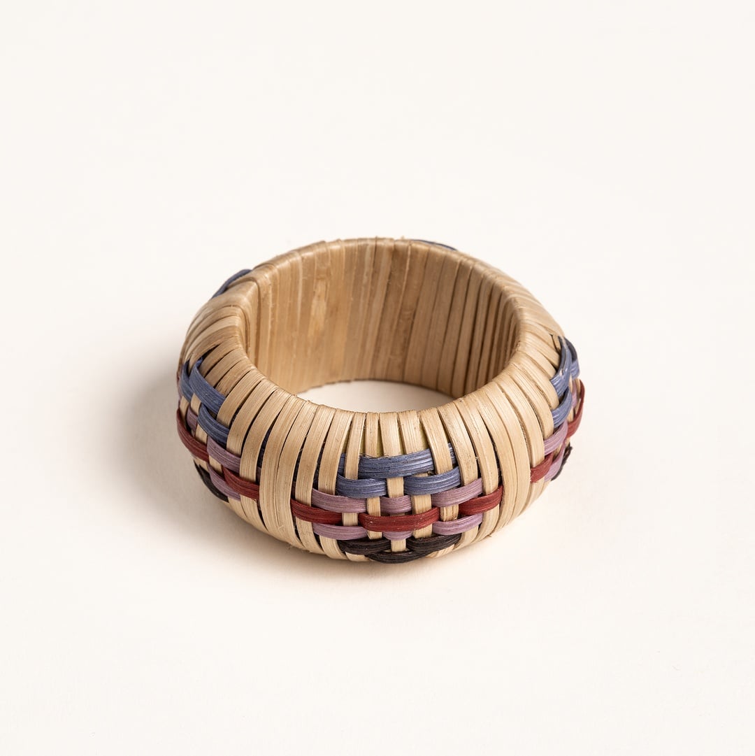 Lotus Bambu Peçete Halkası 5 Cm Renkli