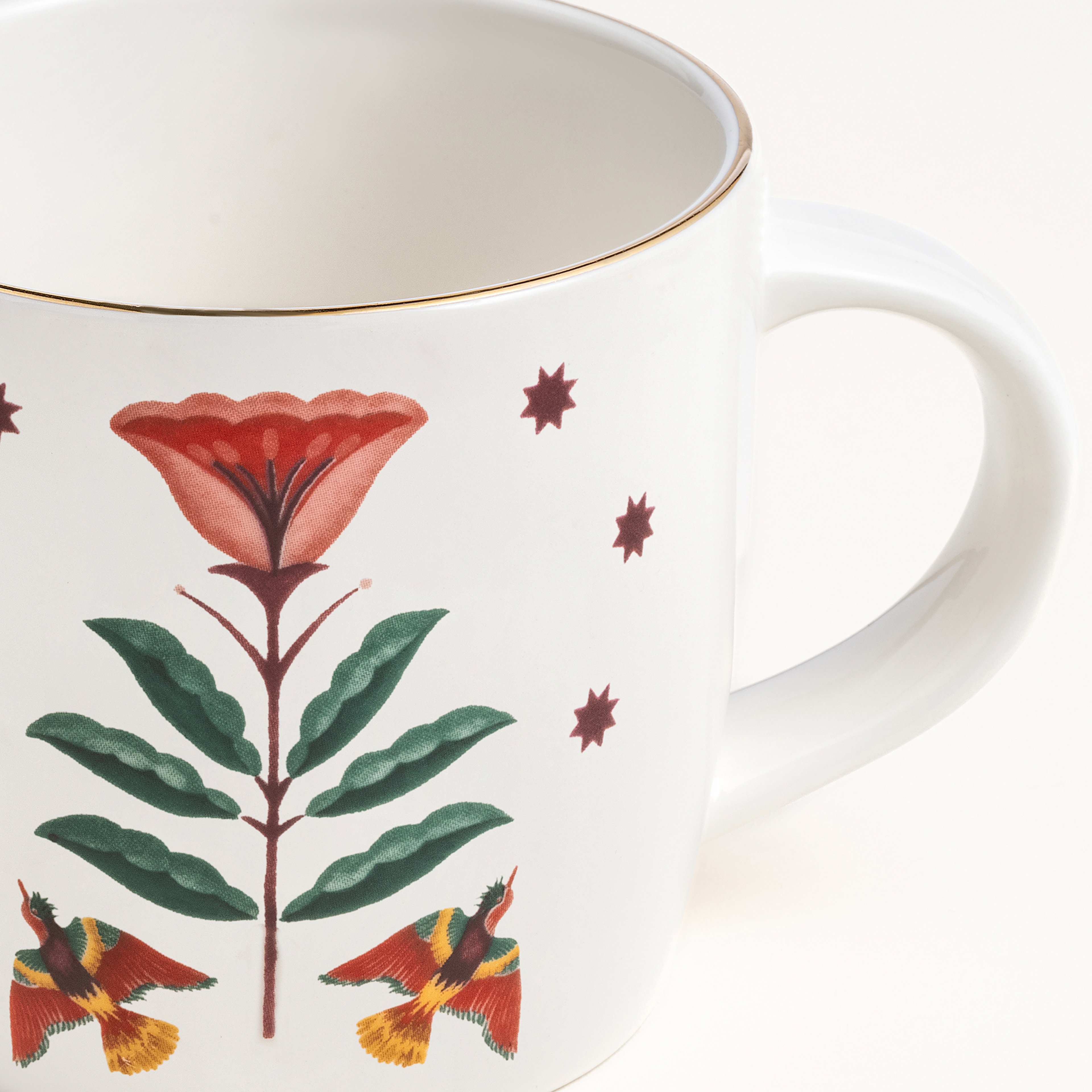 Gediz Porselen Kupa 350 Ml Renkli