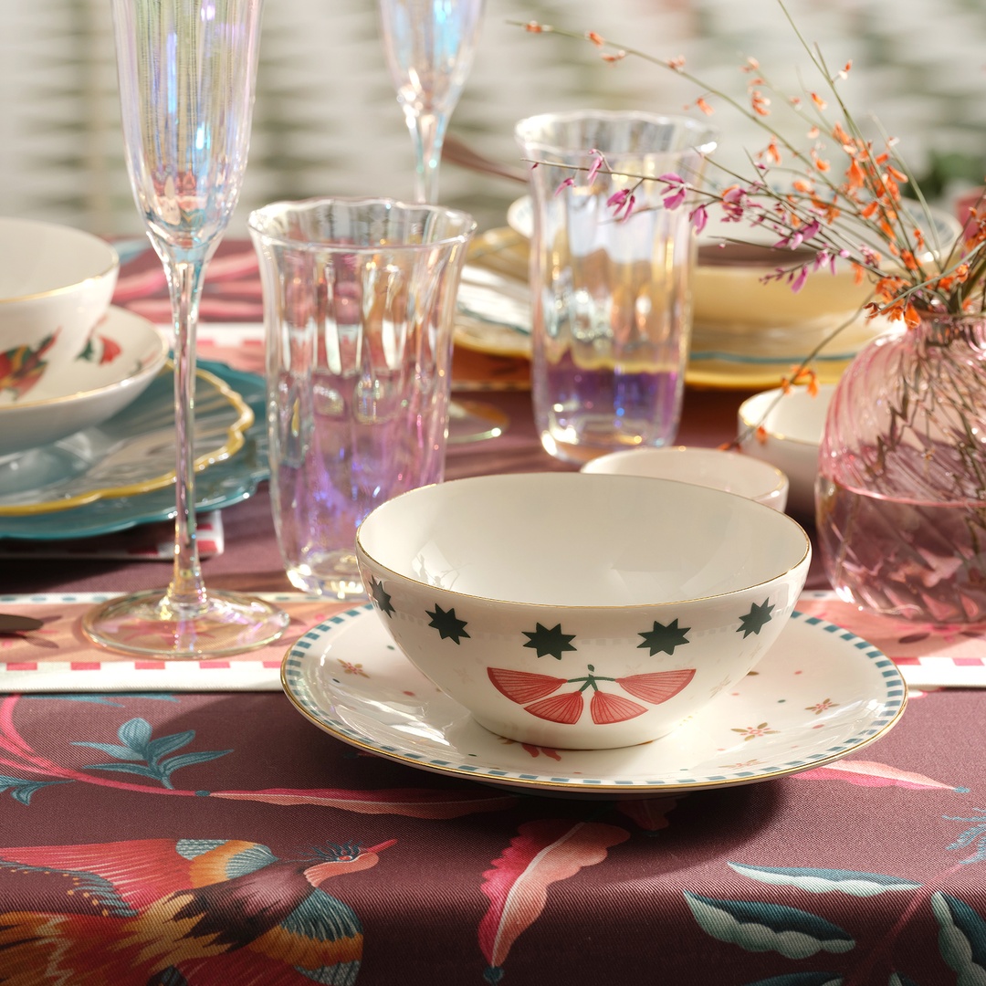 Gediz Porselen Kase 15 Cm Renkli