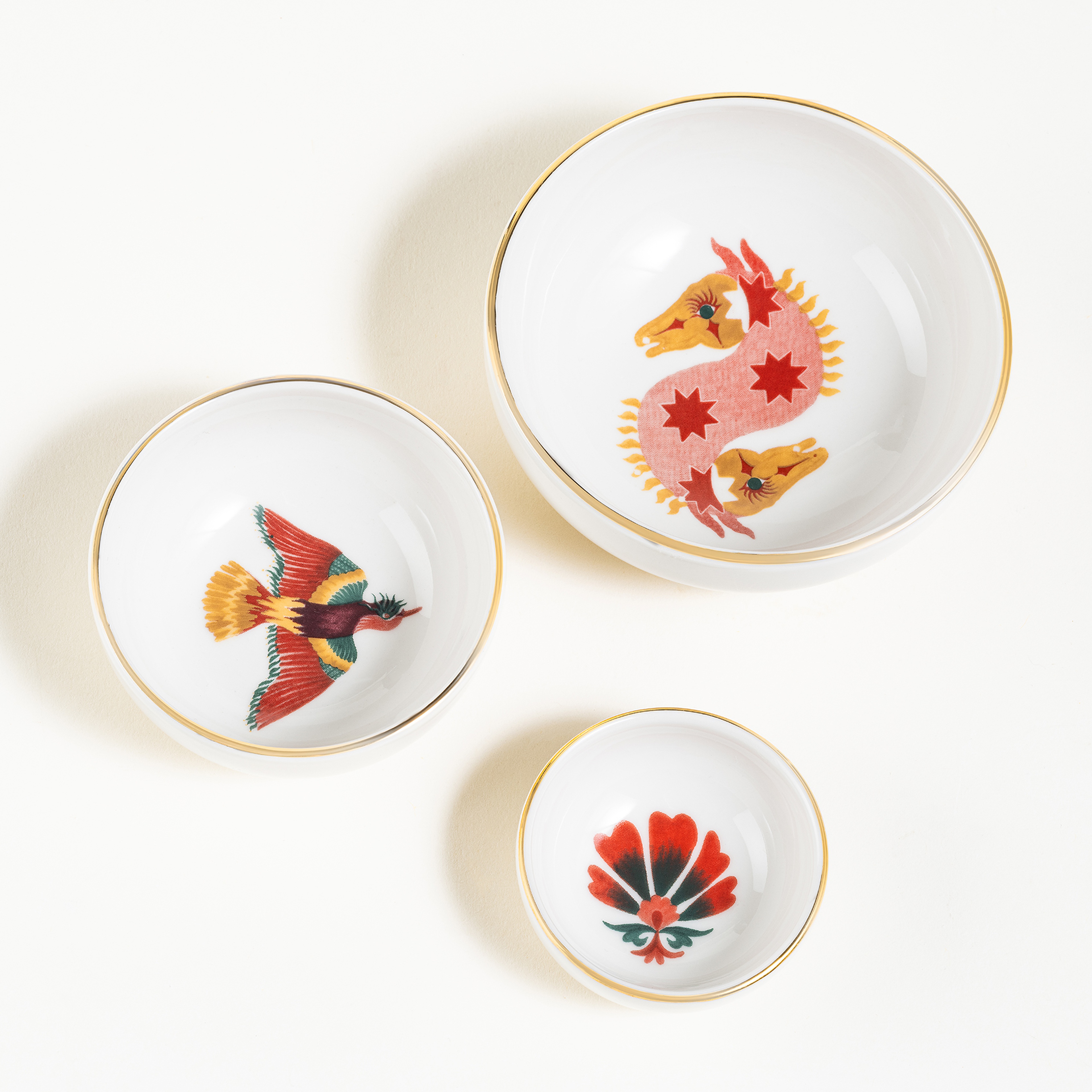 Gediz Porselen Kase 6 Cm Renkli