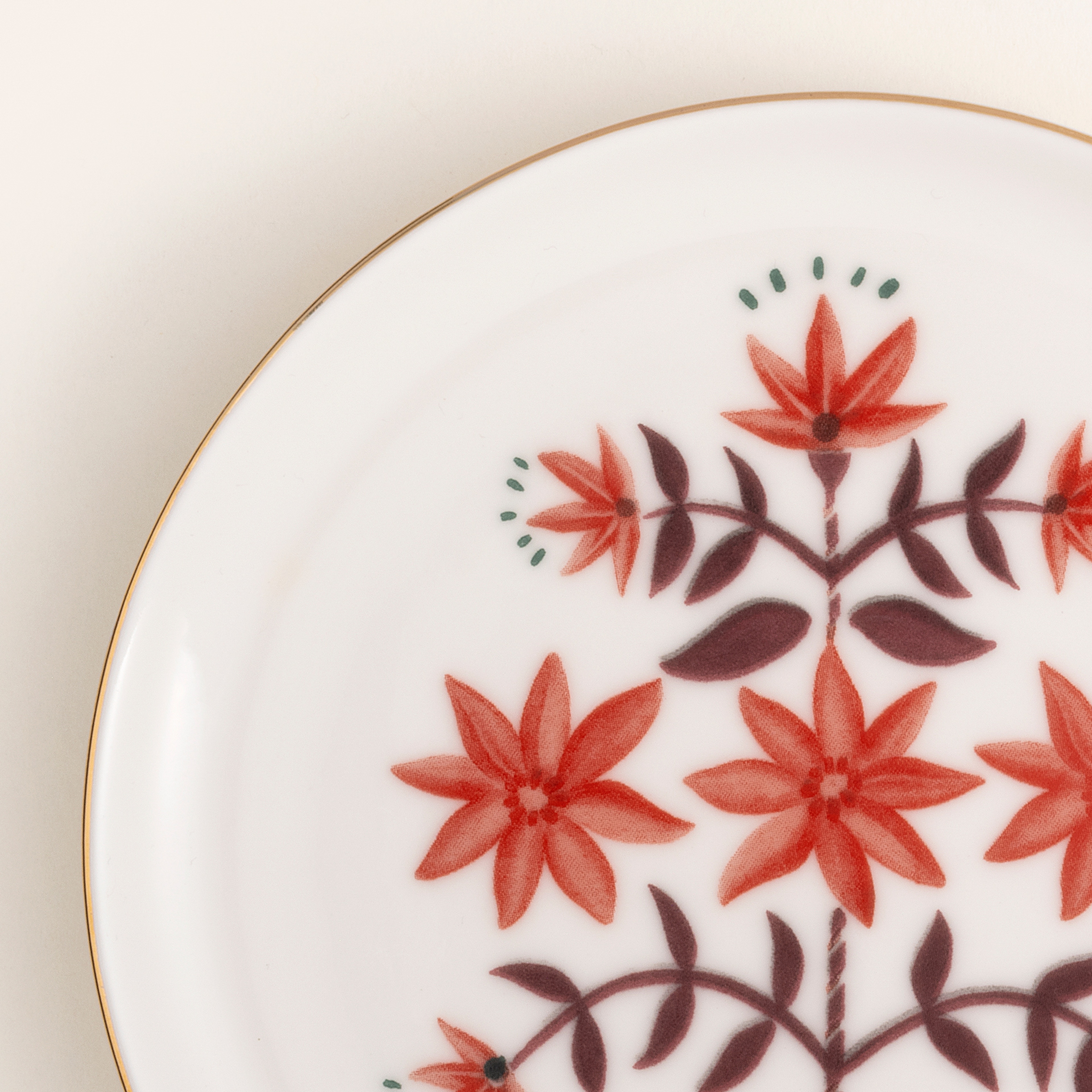 Gediz Porselen Tabak 15 Cm Renkli