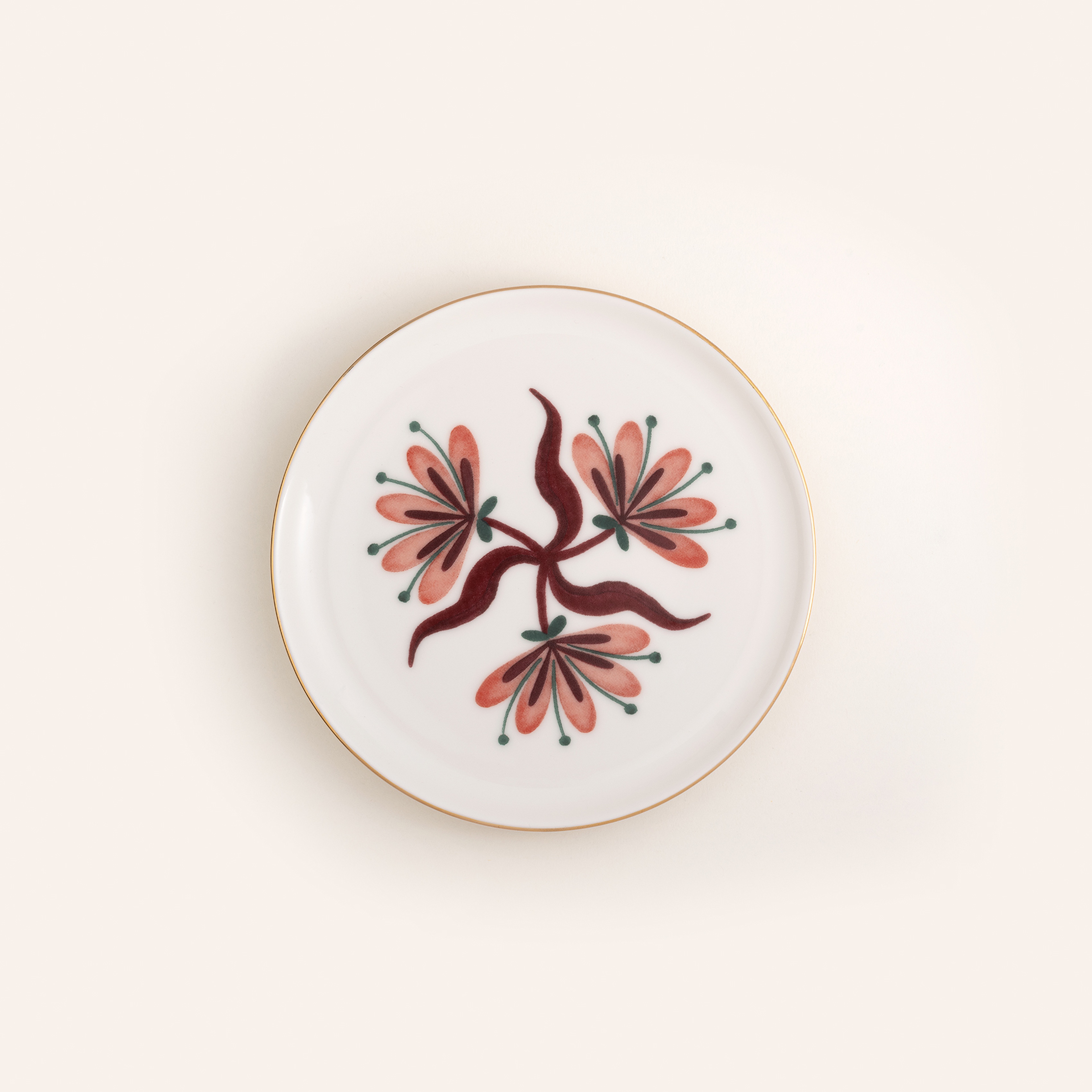 Gediz Porselen Tabak 15 Cm Renkli