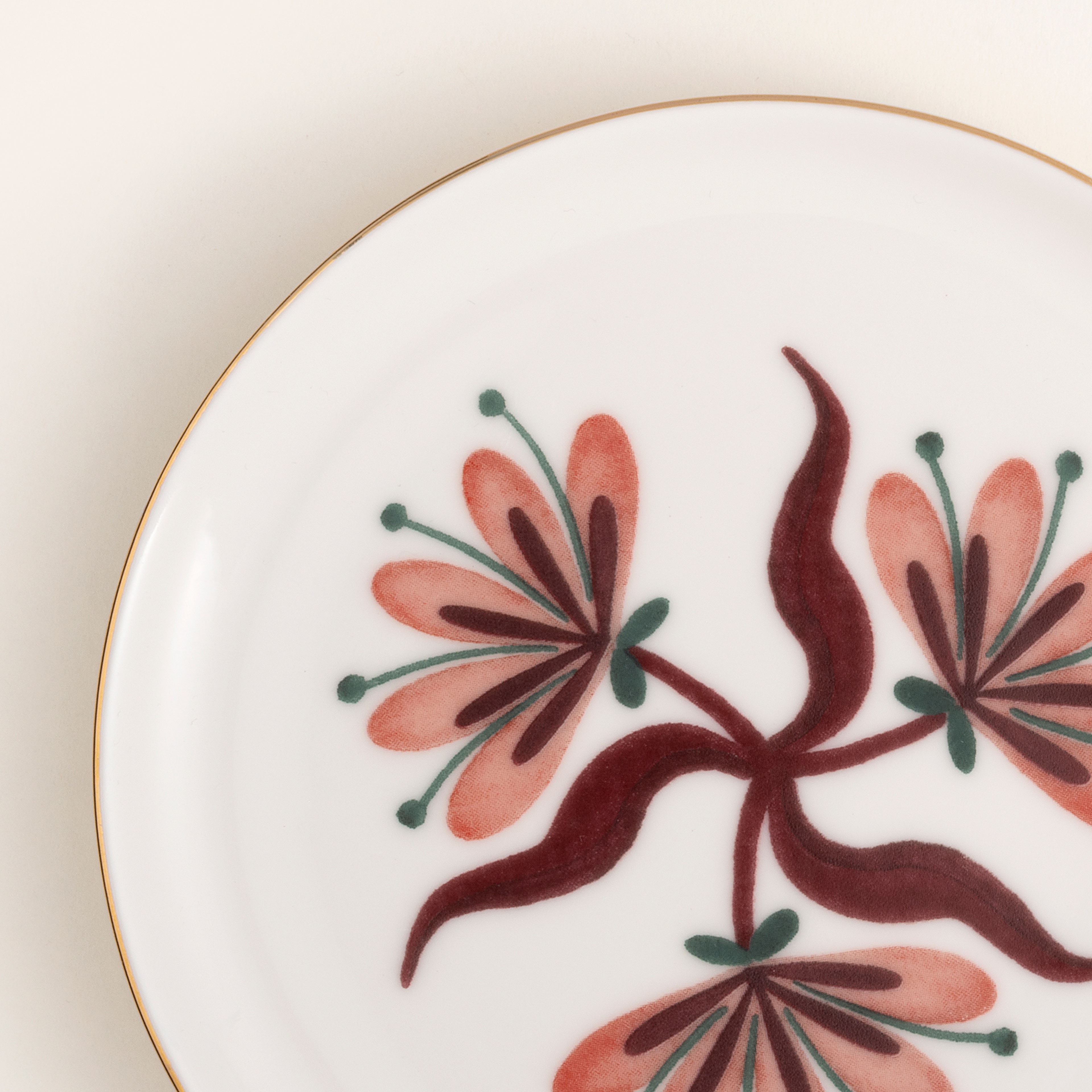 Gediz Porselen Tabak 15 Cm Renkli