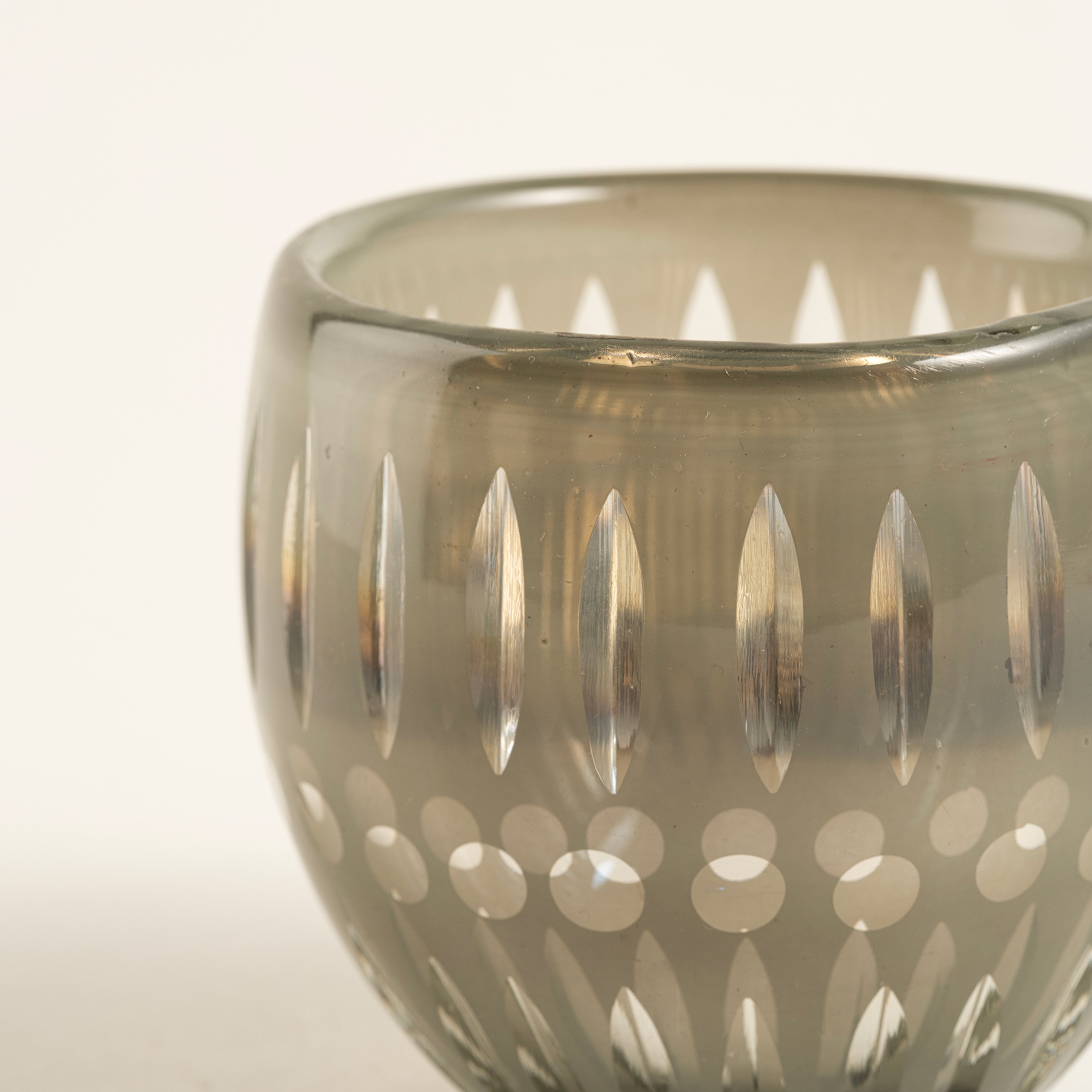 Aravalı Cam Dekoratif Kase 8x8x7.5 Cm Yeşil