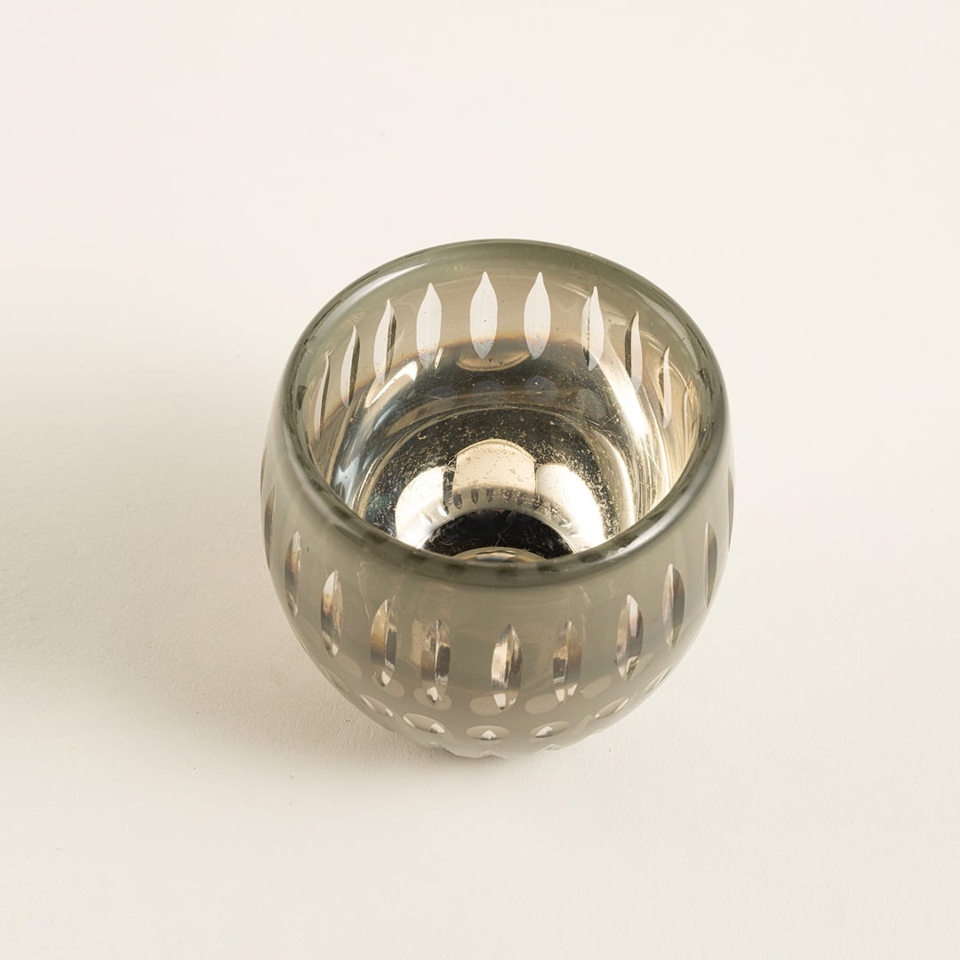 Aravalı Cam Dekoratif Kase 8x8x7.5 Cm Yeşil