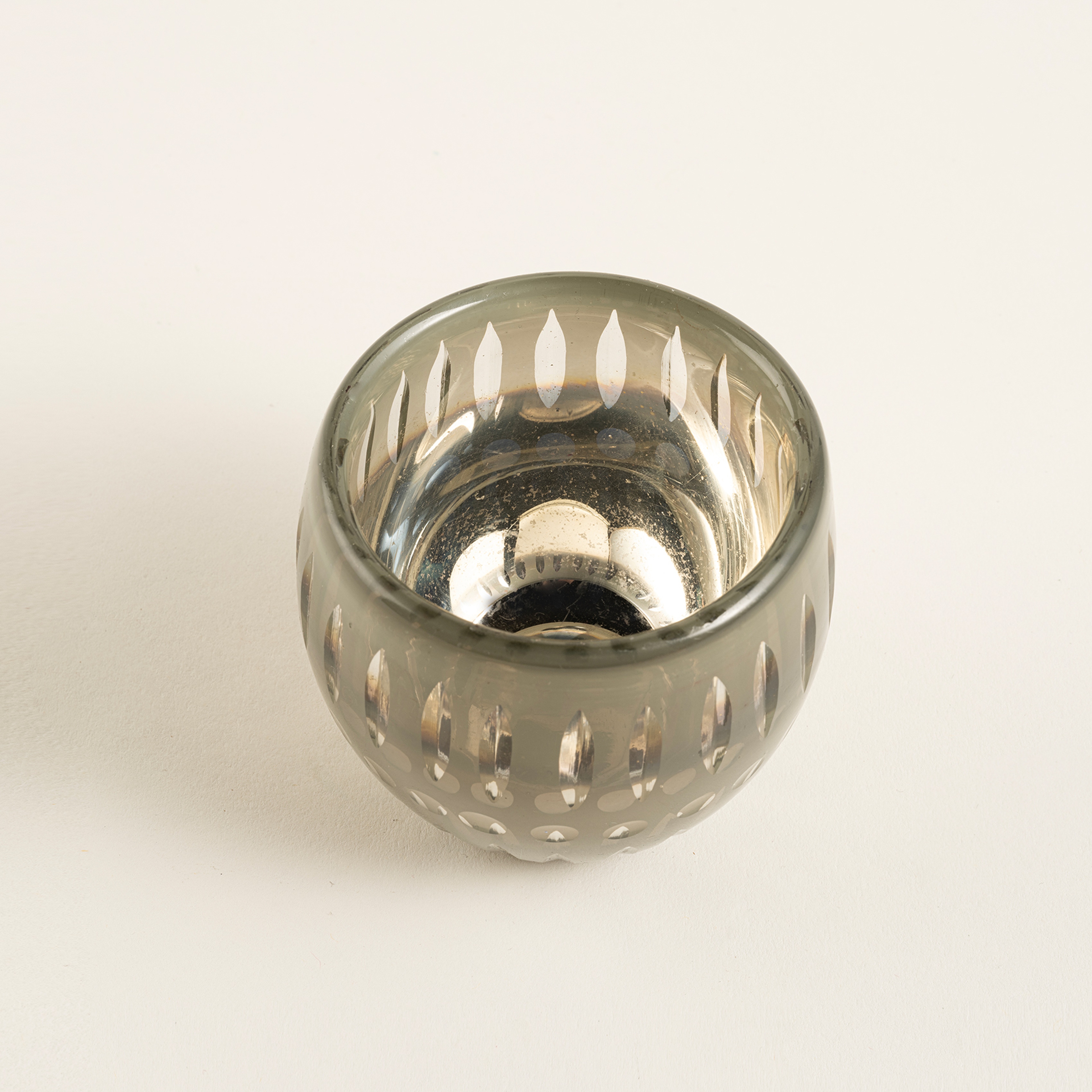 Aravalı Cam Dekoratif Kase 8x8x7.5 Cm Yeşil