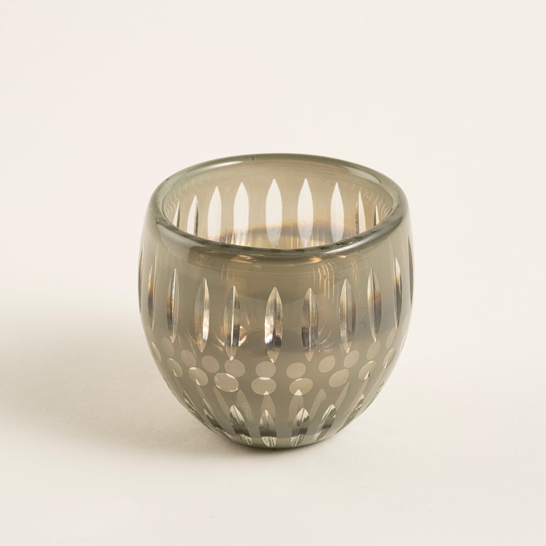 Aravalı Cam Dekoratif Kase 8x8x7.5 Cm Yeşil