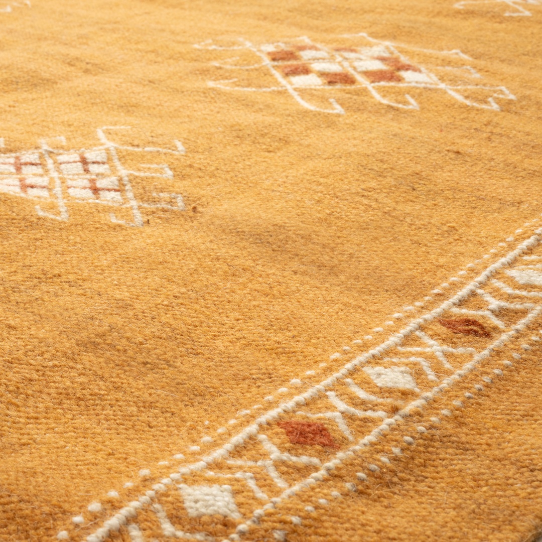 Jaıpur Yün Kilim 80x150 Cm Hardal