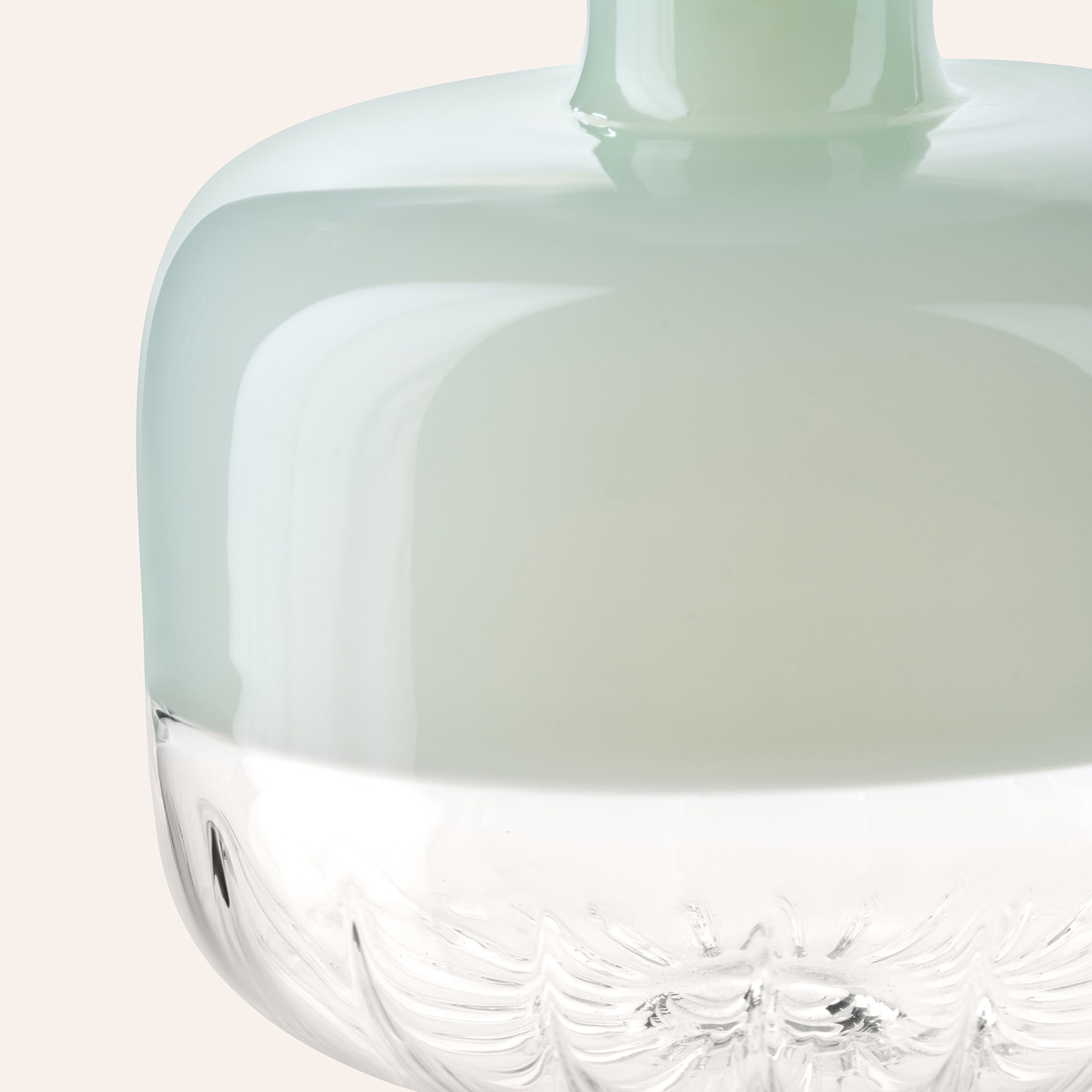 Henan Borosilikat Cam Vazo 9x9x11 Cm Yeşil