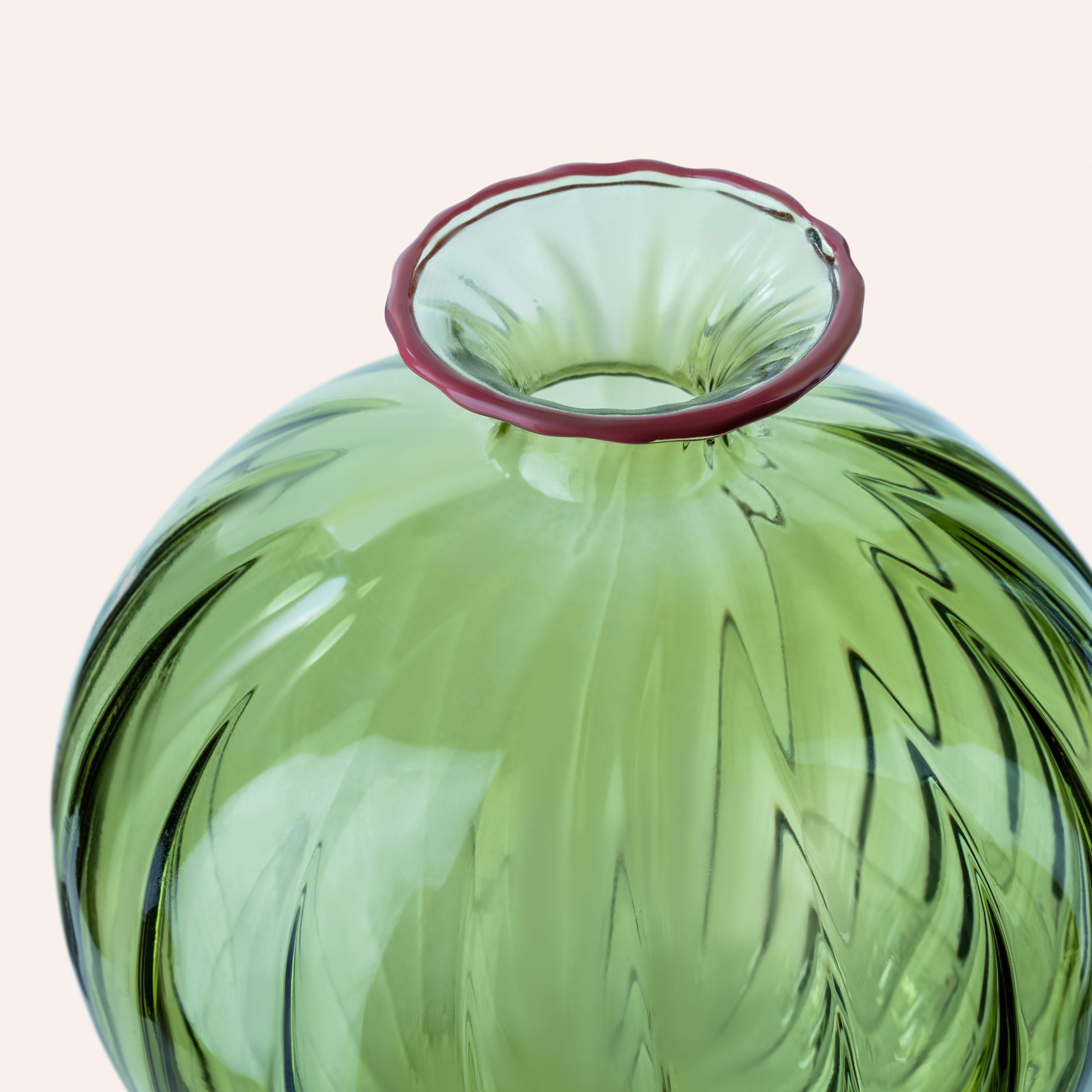 Nanjıng Borosilikat Cam Dekoratif Obje 10x10x10 Cm Yeşil