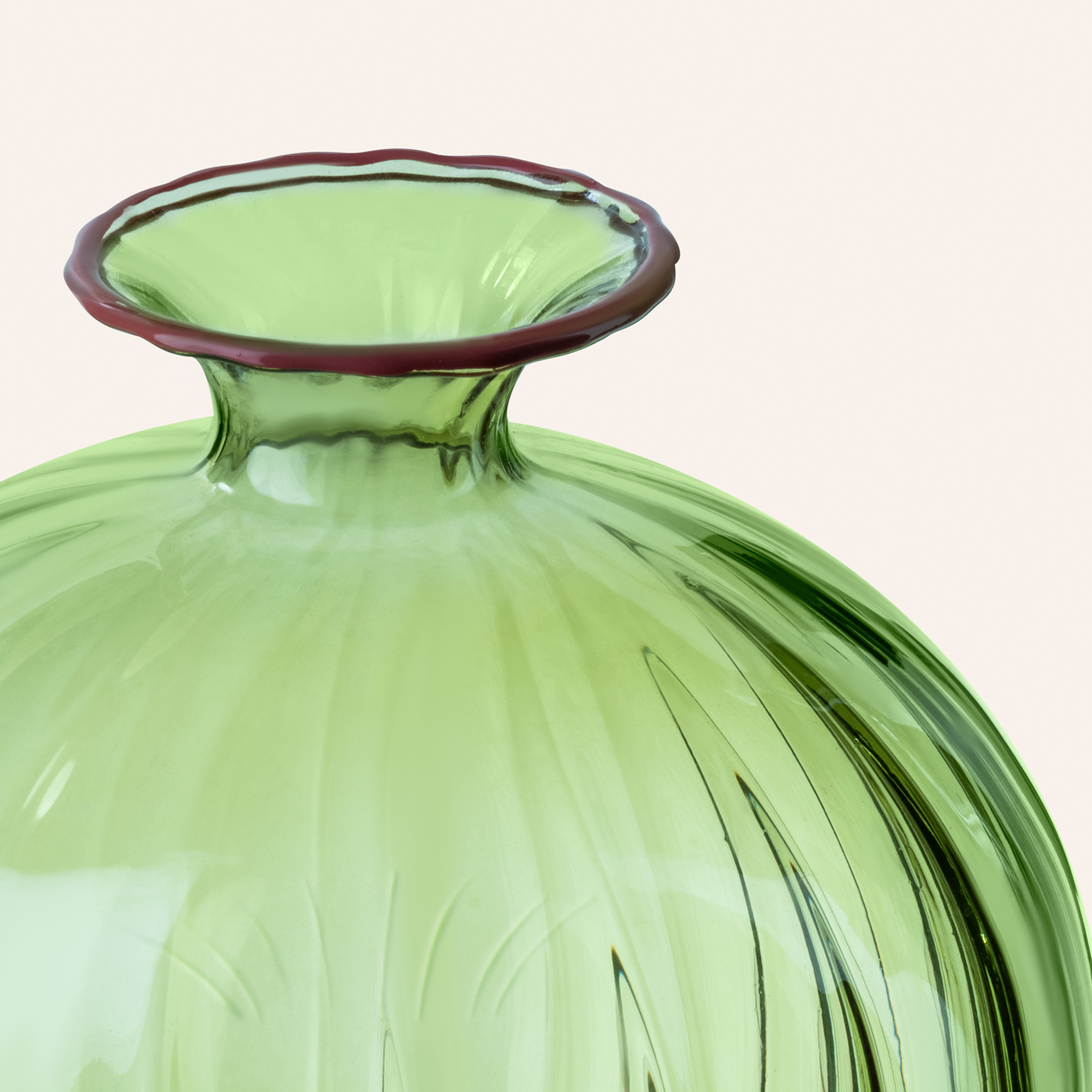 Nanjıng Borosilikat Cam Dekoratif Obje 10x10x10 Cm Yeşil