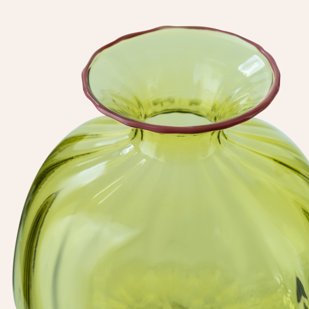 Nanjıng Borosilikat Cam Dekoratif Obje 10x10x10 Cm Sarı