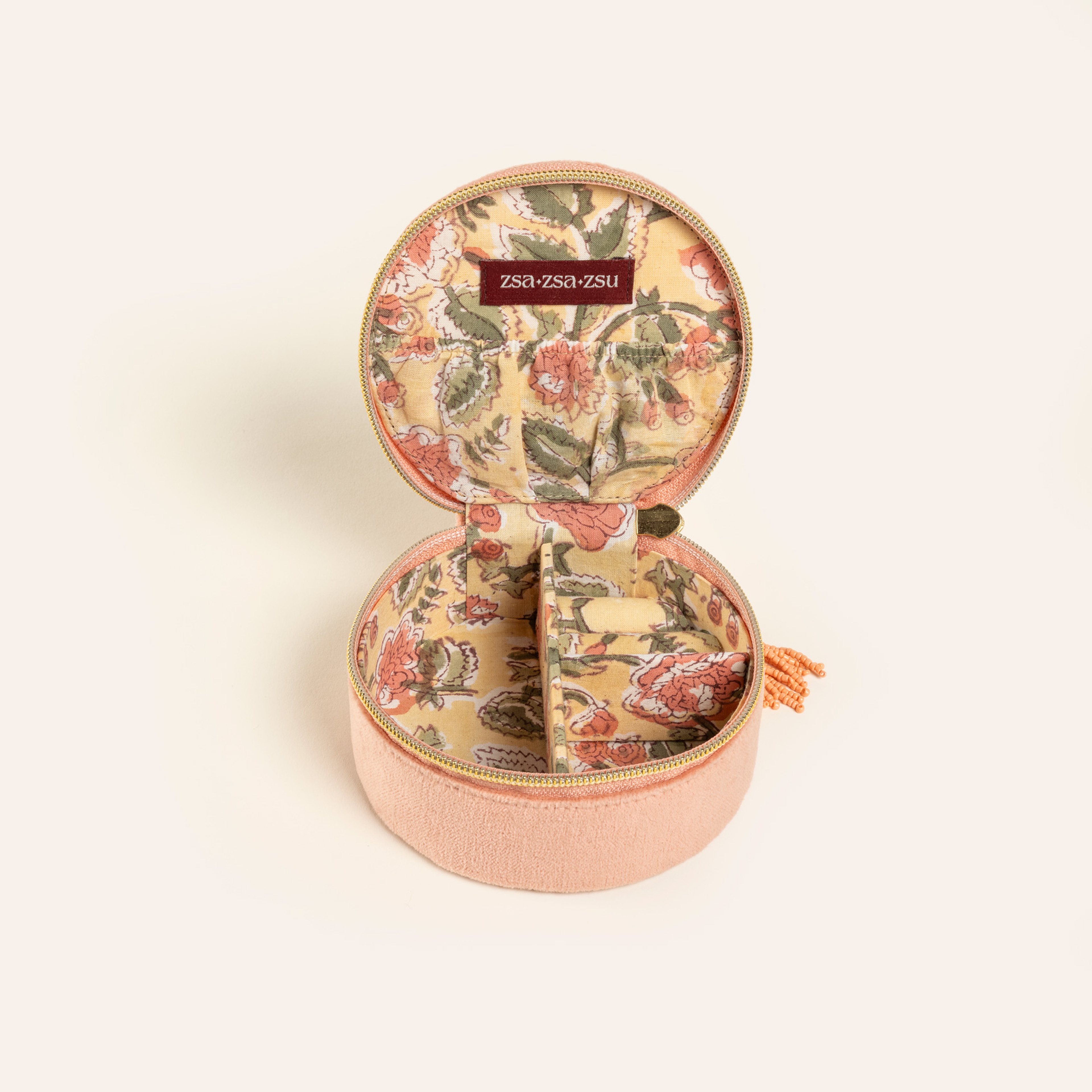 Delhı Nakışlı Küçük Boy Pamuk Pamuk Dekoratif Kutu 11x5 Cm Kıl