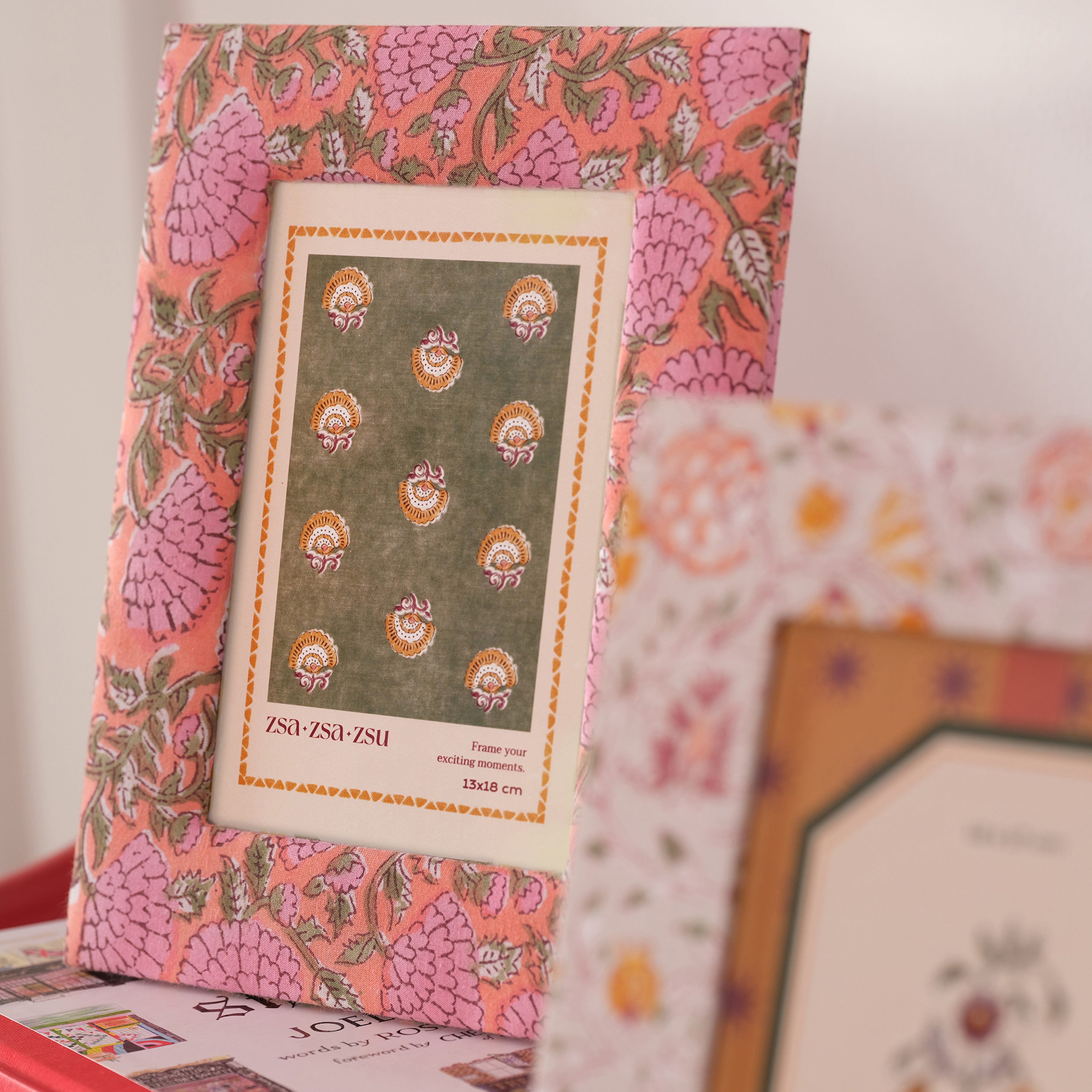 Fagu Kumaş Çerçeve 19x24 Cm Pembe